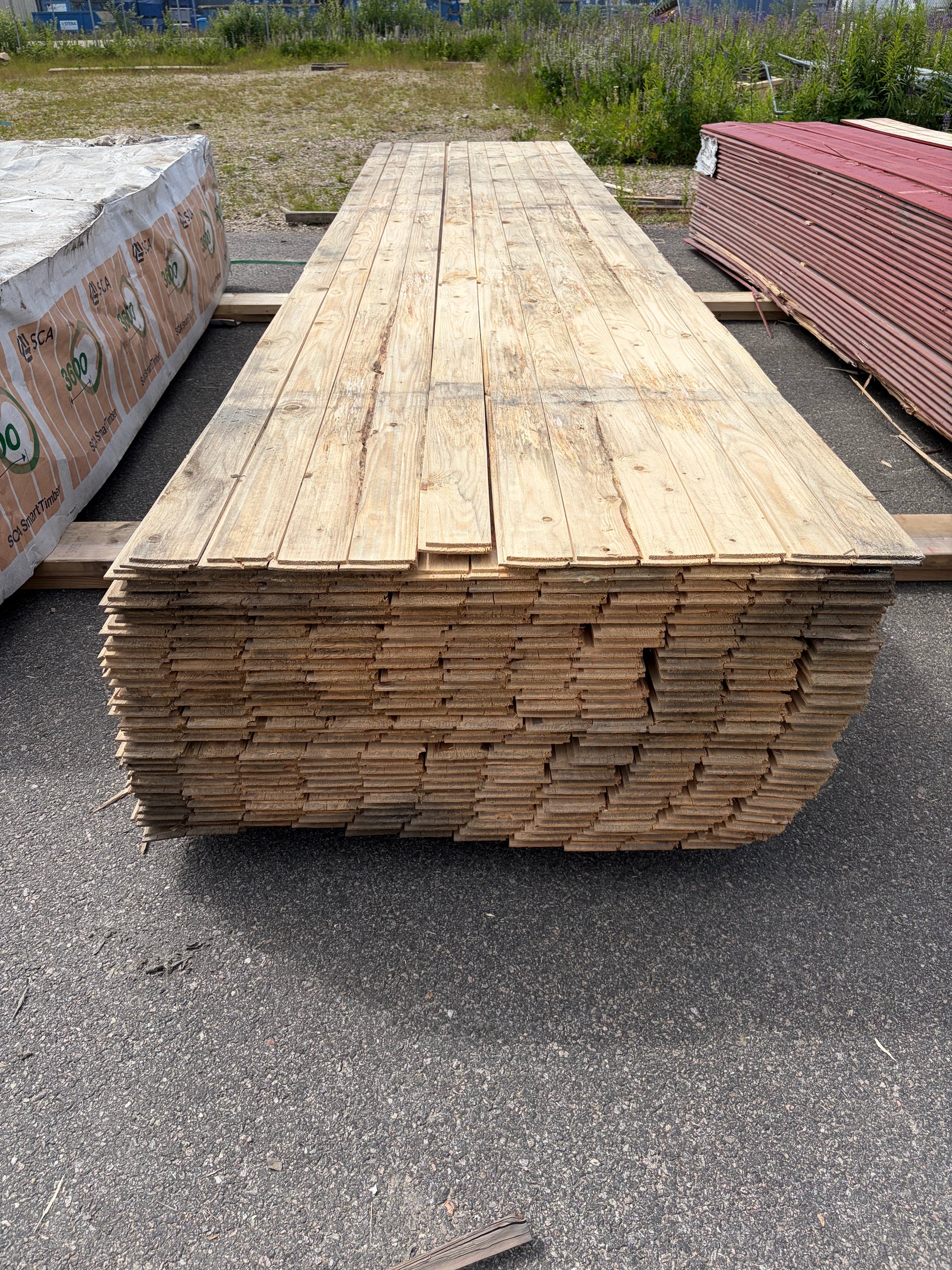 Paket Råspont Ändspontad 17x95mm, 330st 4.80m- Mögel/Fuktskadat