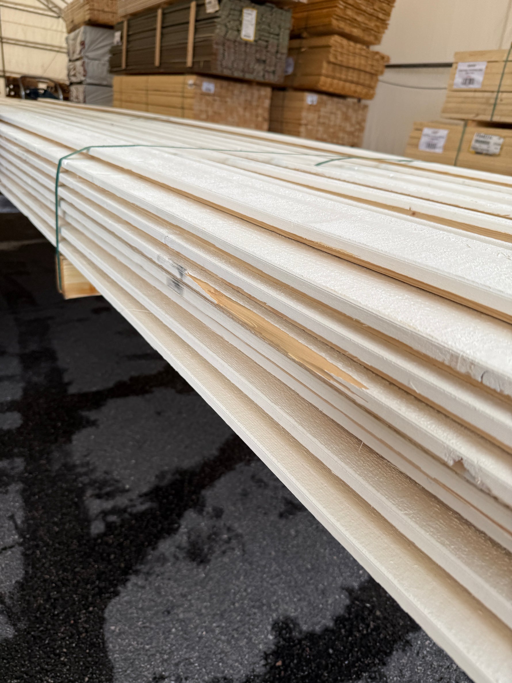 Paket Enkelfasspont 22x120mm 4,80m 65st Grundmålad