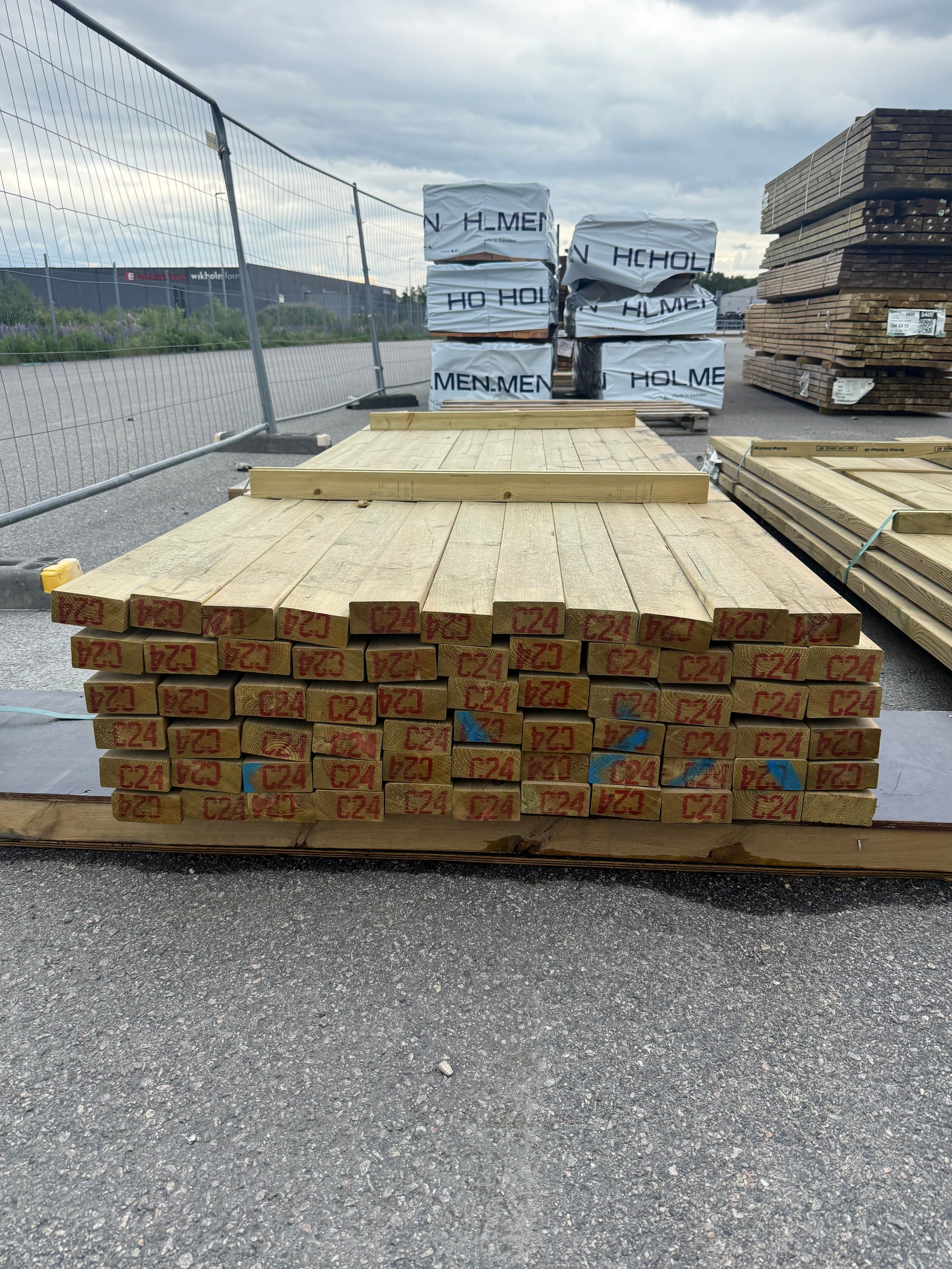 Paket Tryckimpregnerade Reglar 45x95mm, 66st 3,0m
