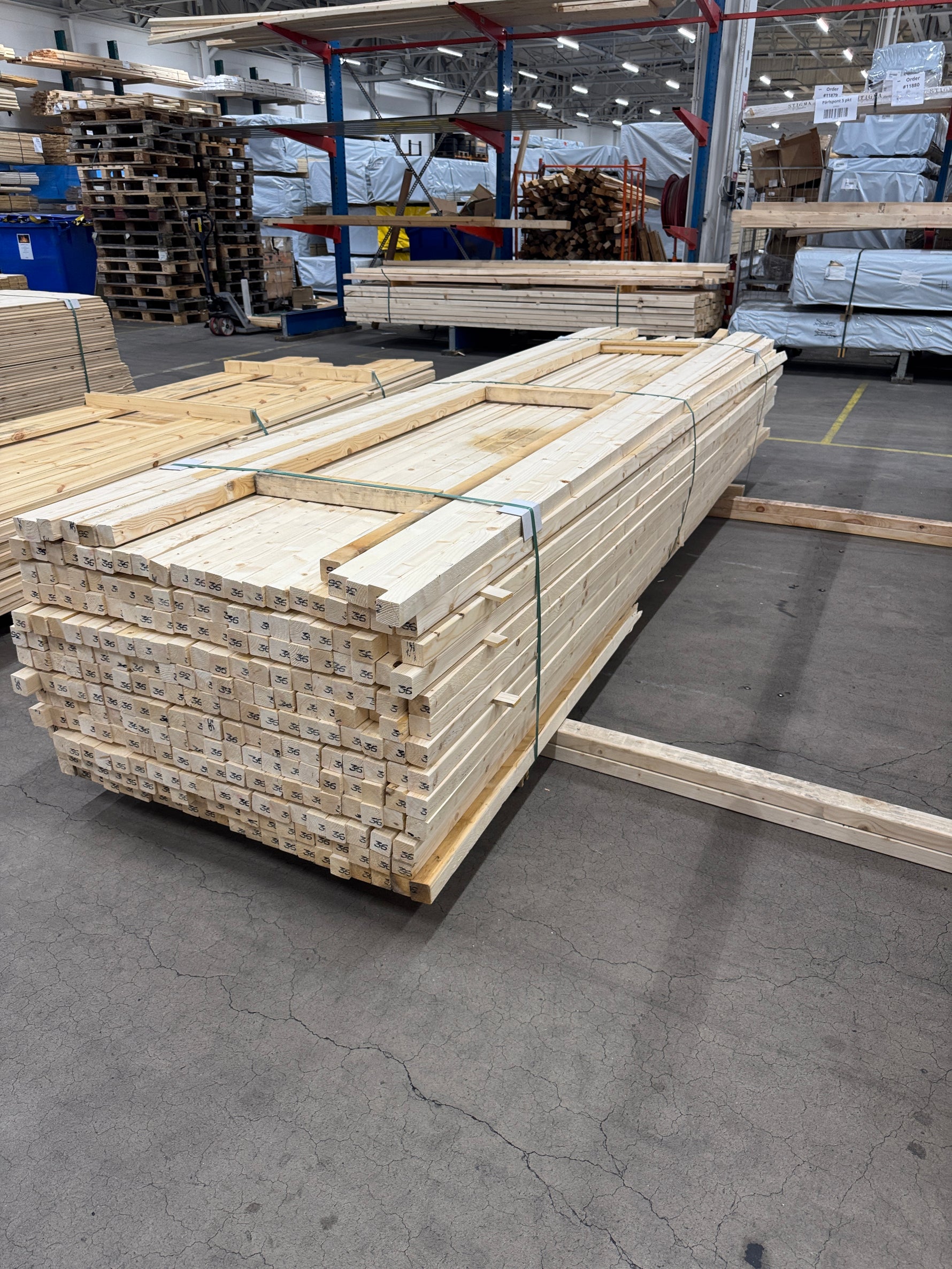 Paket Reglar 45x45mm, 3,60m, 263st