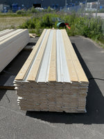 Paket Ytterpanel Enkelfas Halvspont 22x120mm, 221st 4.50m Grundmålad