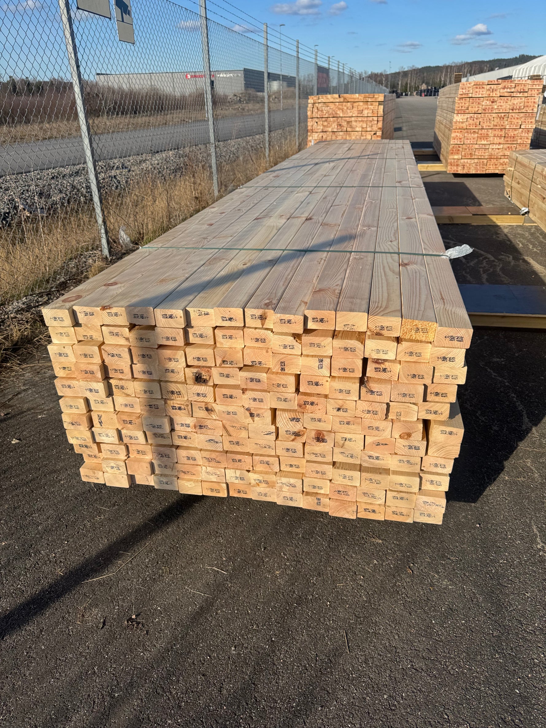 Paket Reglar 48x73 mm – 154 st (5,40 m, furu)