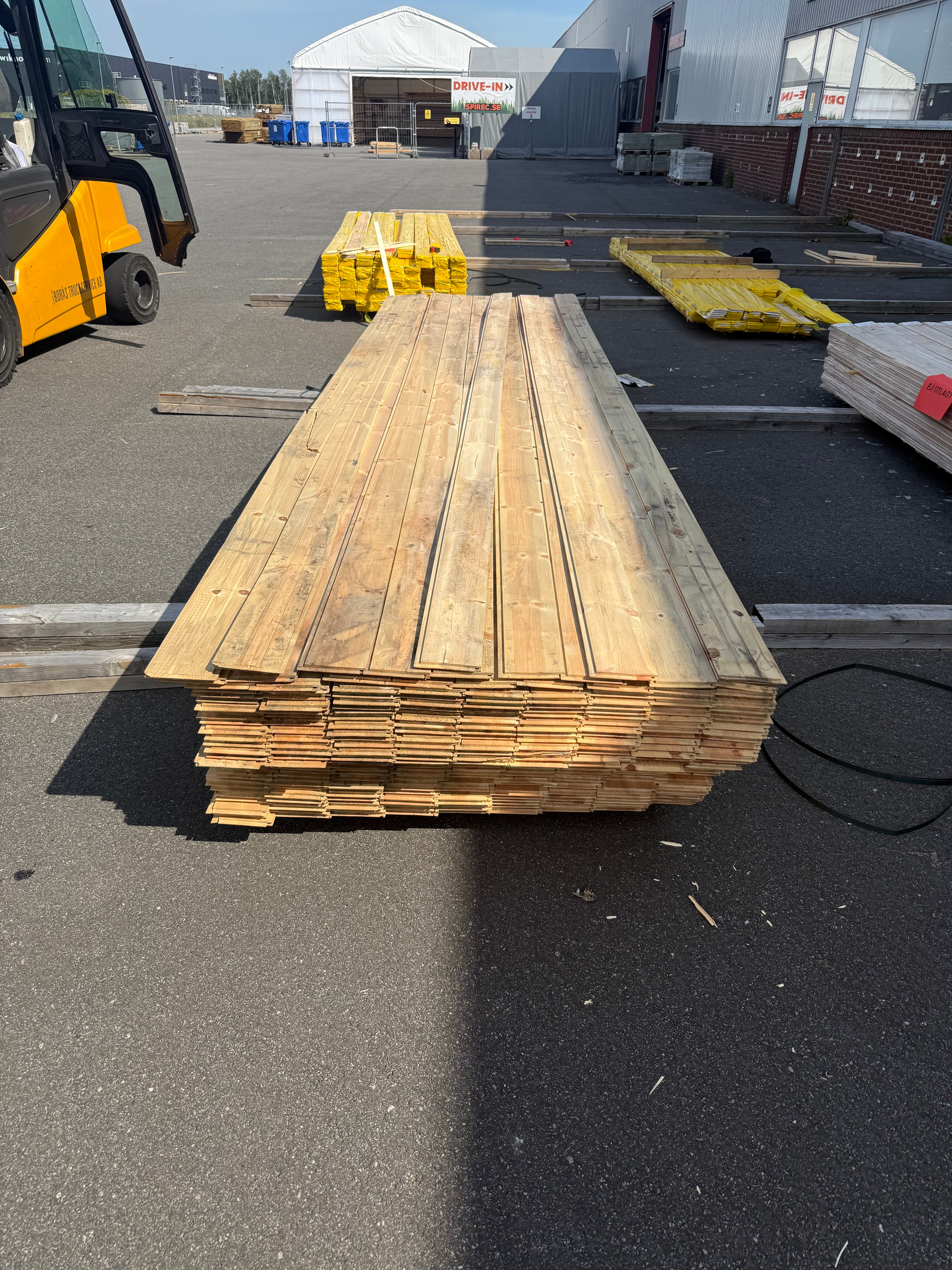Spårpanel 13x120 Furu  Mögel