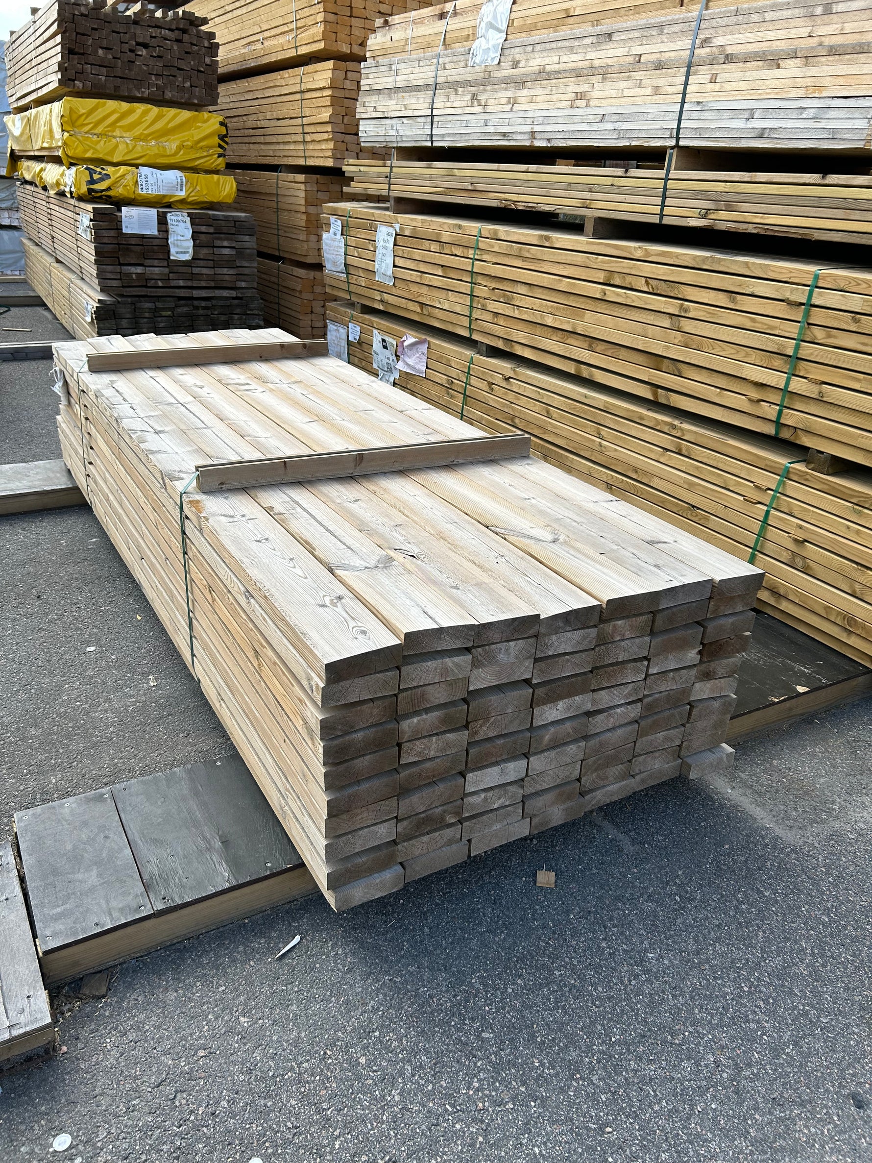 Paket Tryckimpregnerade Reglar 45x145mm 3,00m 70st