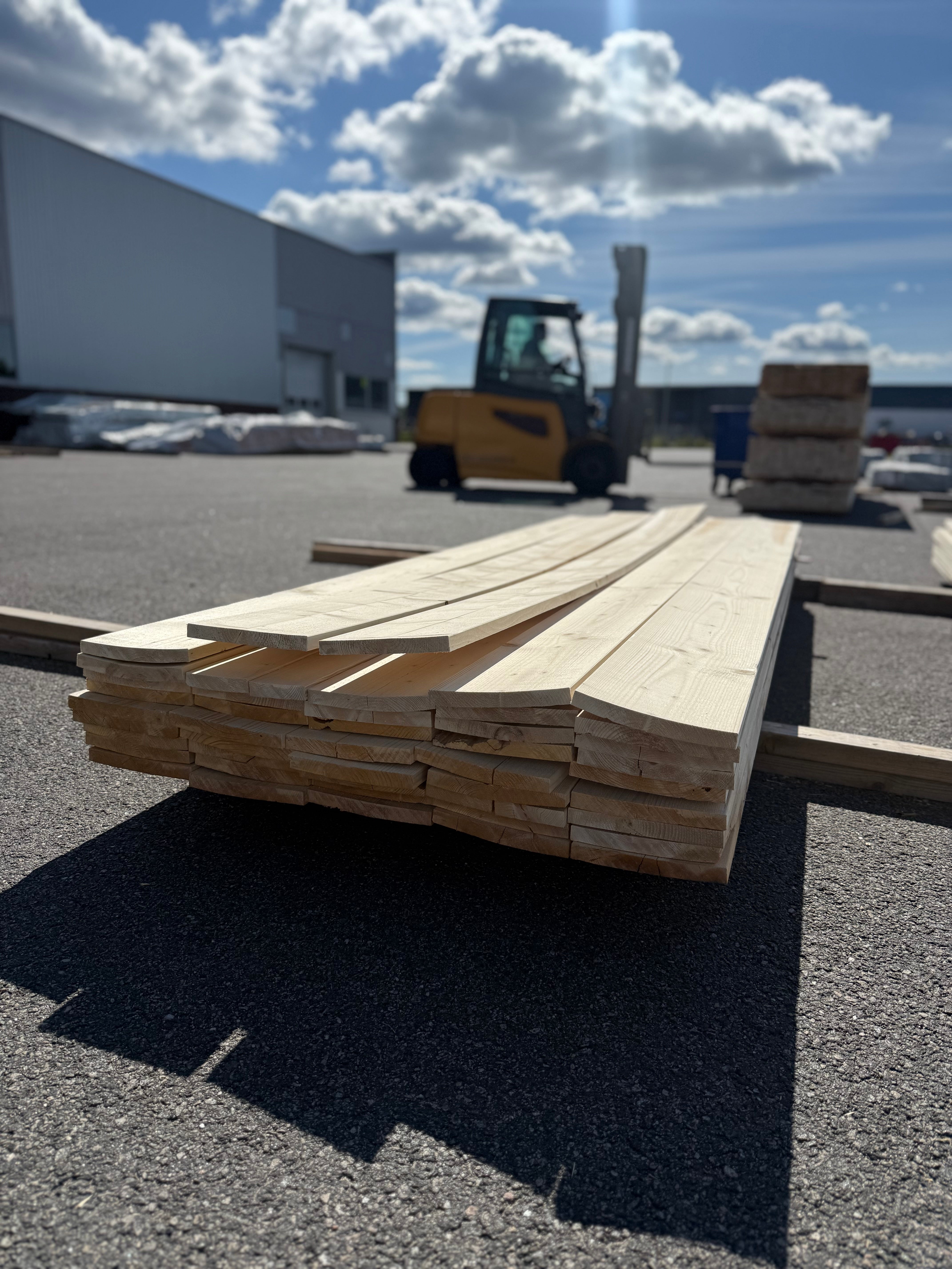 Paket Finsågad Panel 22x195mm 44st 3.0–3.60m – Andra sortering