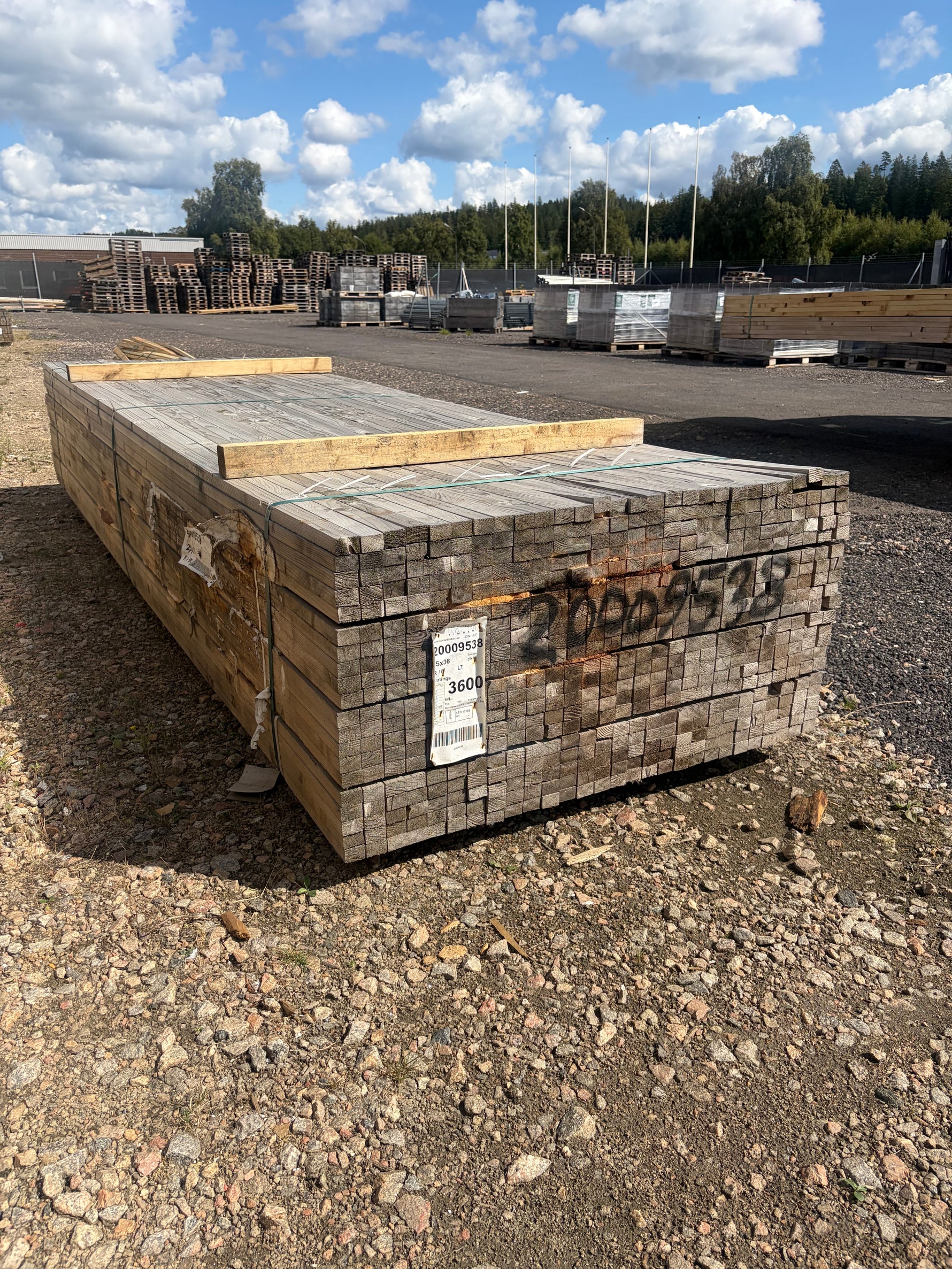 Paket Tryckimpregnerad Läkt 25x36mm, 3,6 m - 560 st