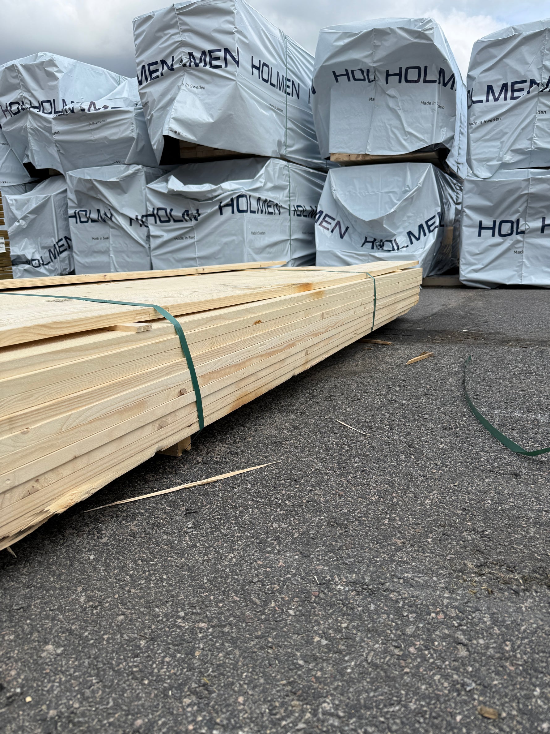 Paket Finsågade Brädor 22x220 mm – 4,20 m 52st (Obehandlad)