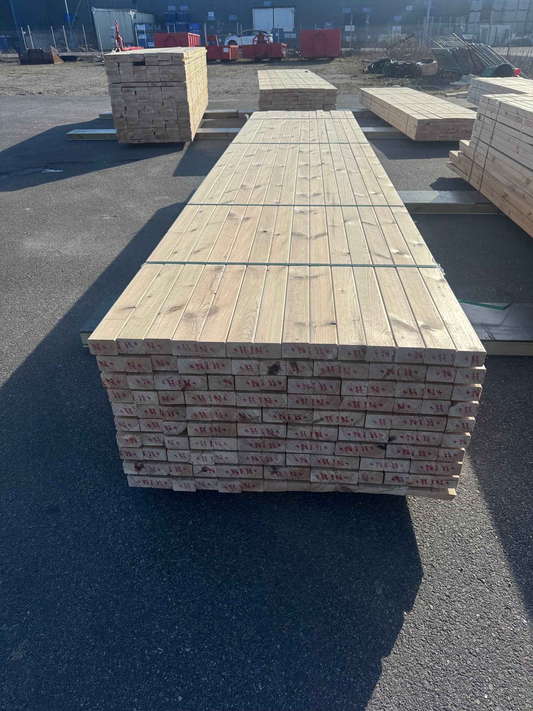 Paket Reglar 48x73 mm – 140 st (4,80 m, furu)