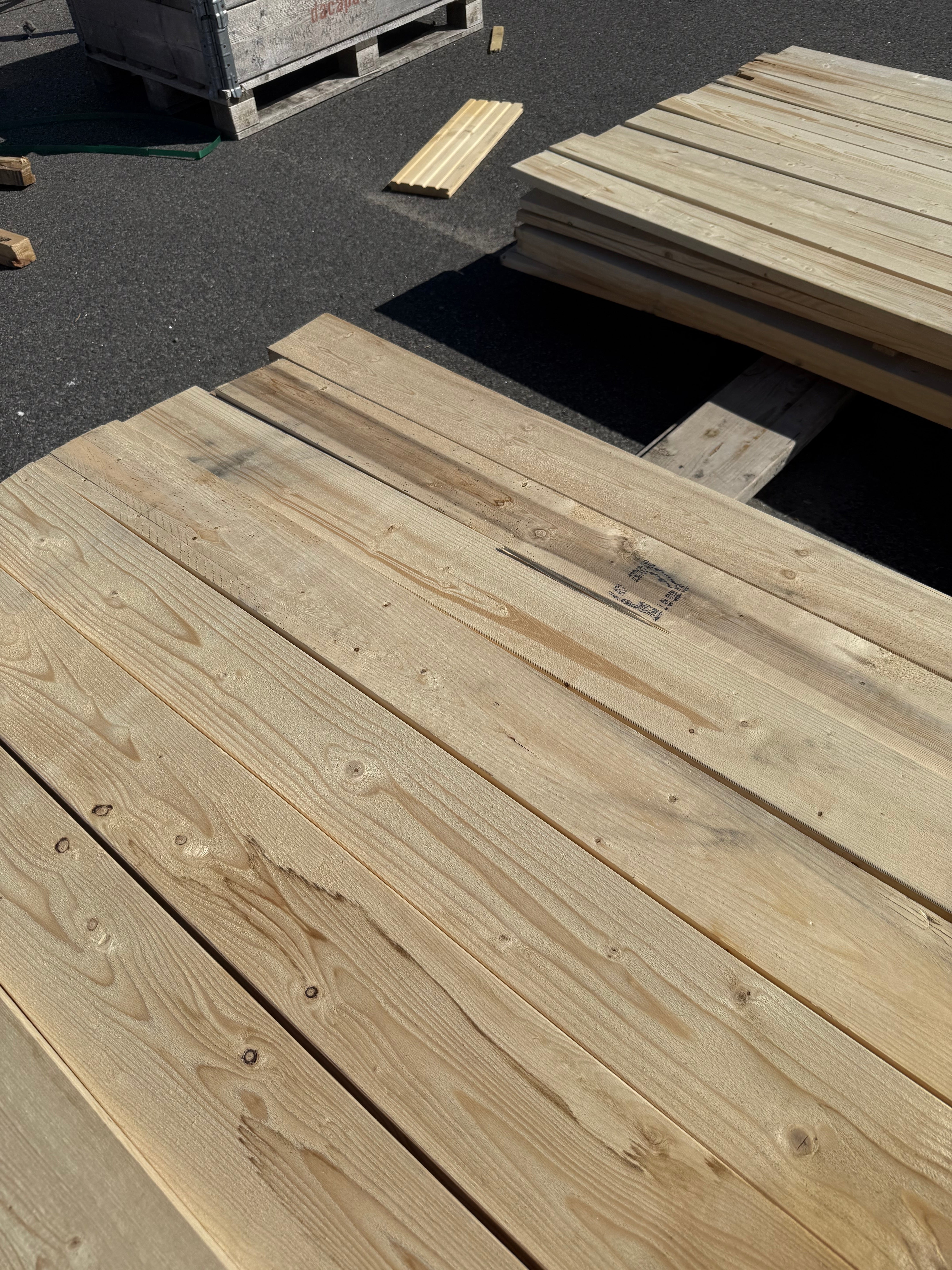 Paket Finsågad Panel 22x120mm 114st 3.0–3.60m – Andra sortering