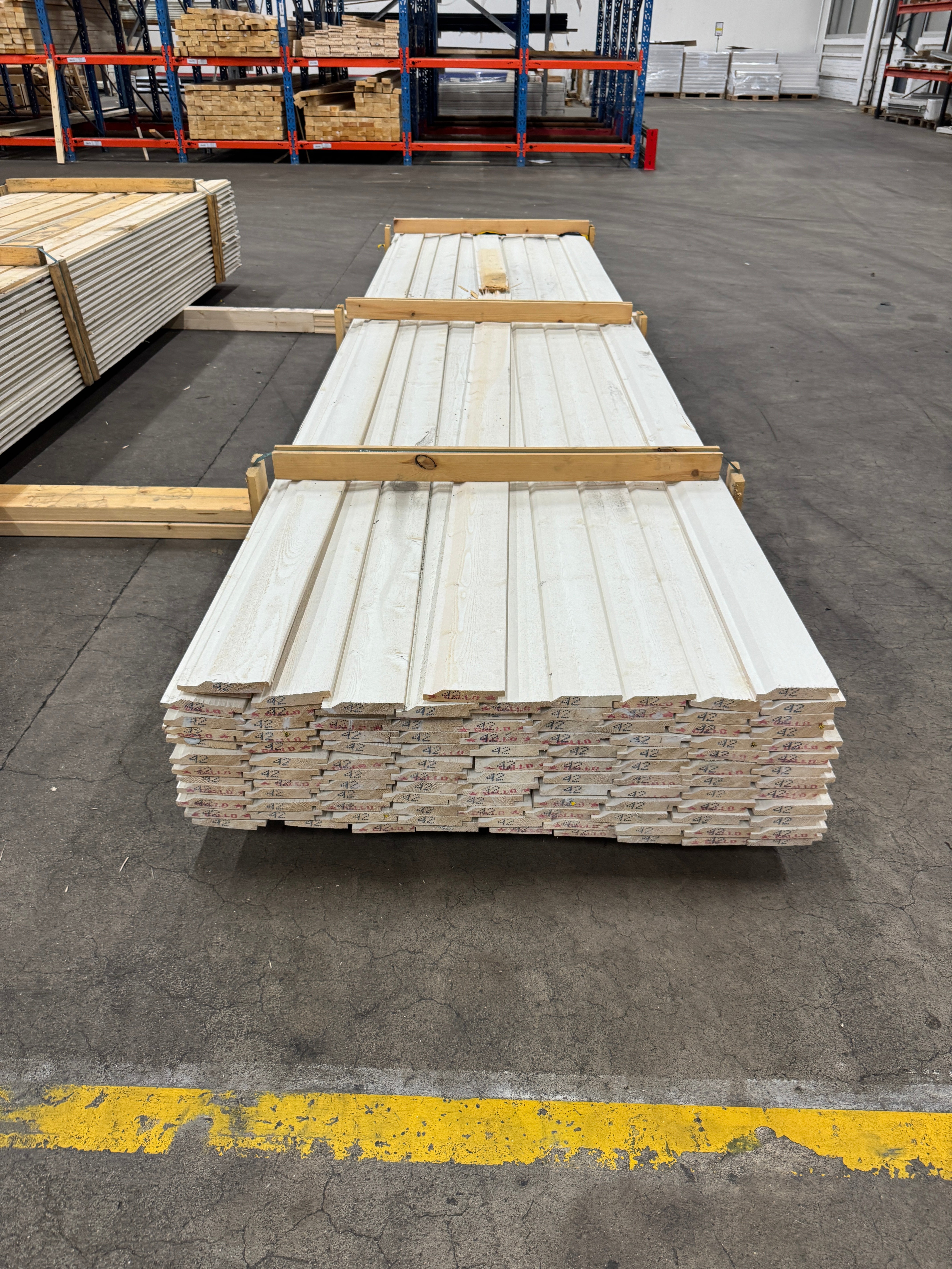 Paket Ytterpanel 22x120mm Vit – 111 st 4,20 m