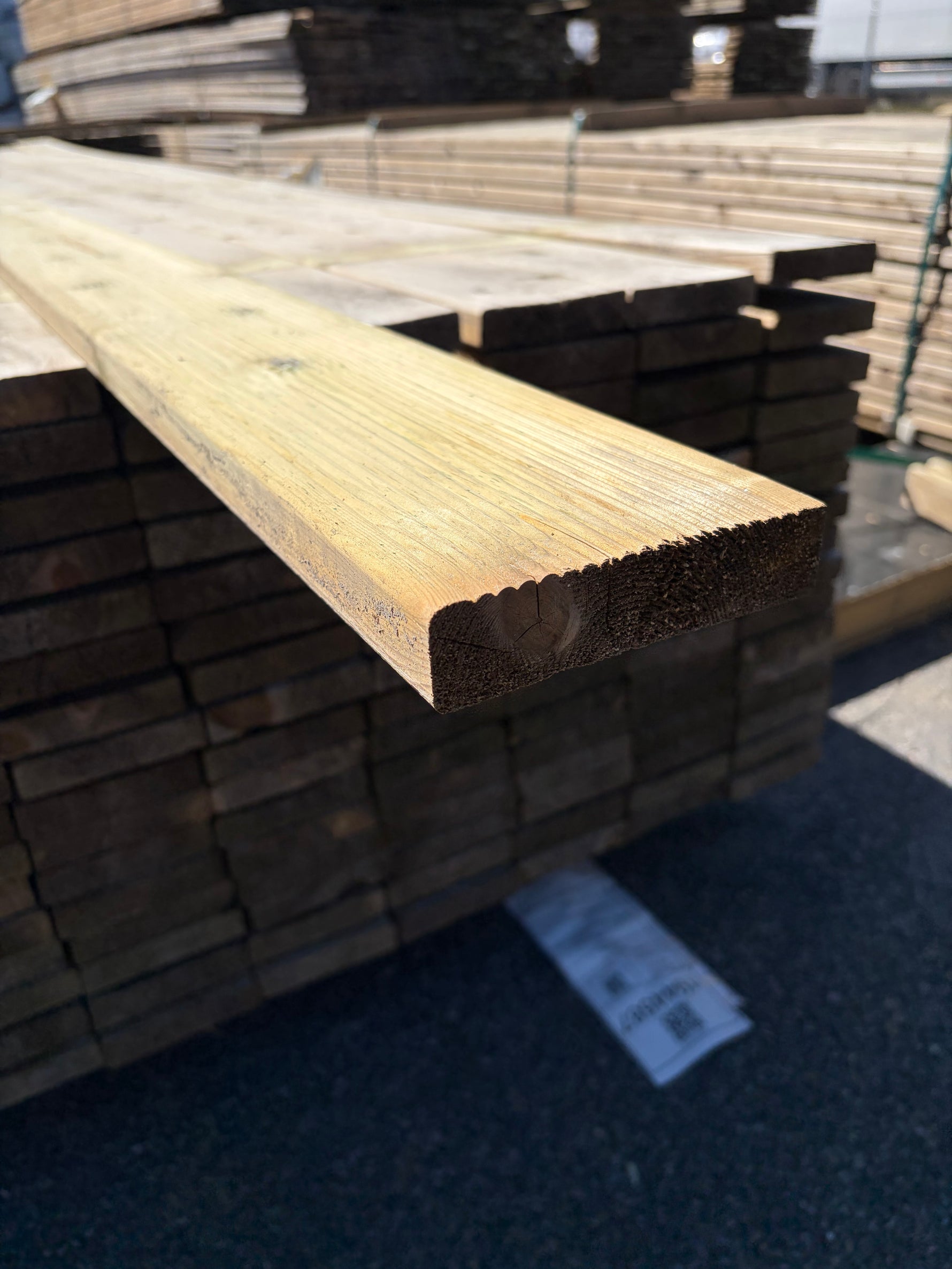 Paket Tryckimpregnerad Rillad Trall 28x120mm, 144st 3,90m