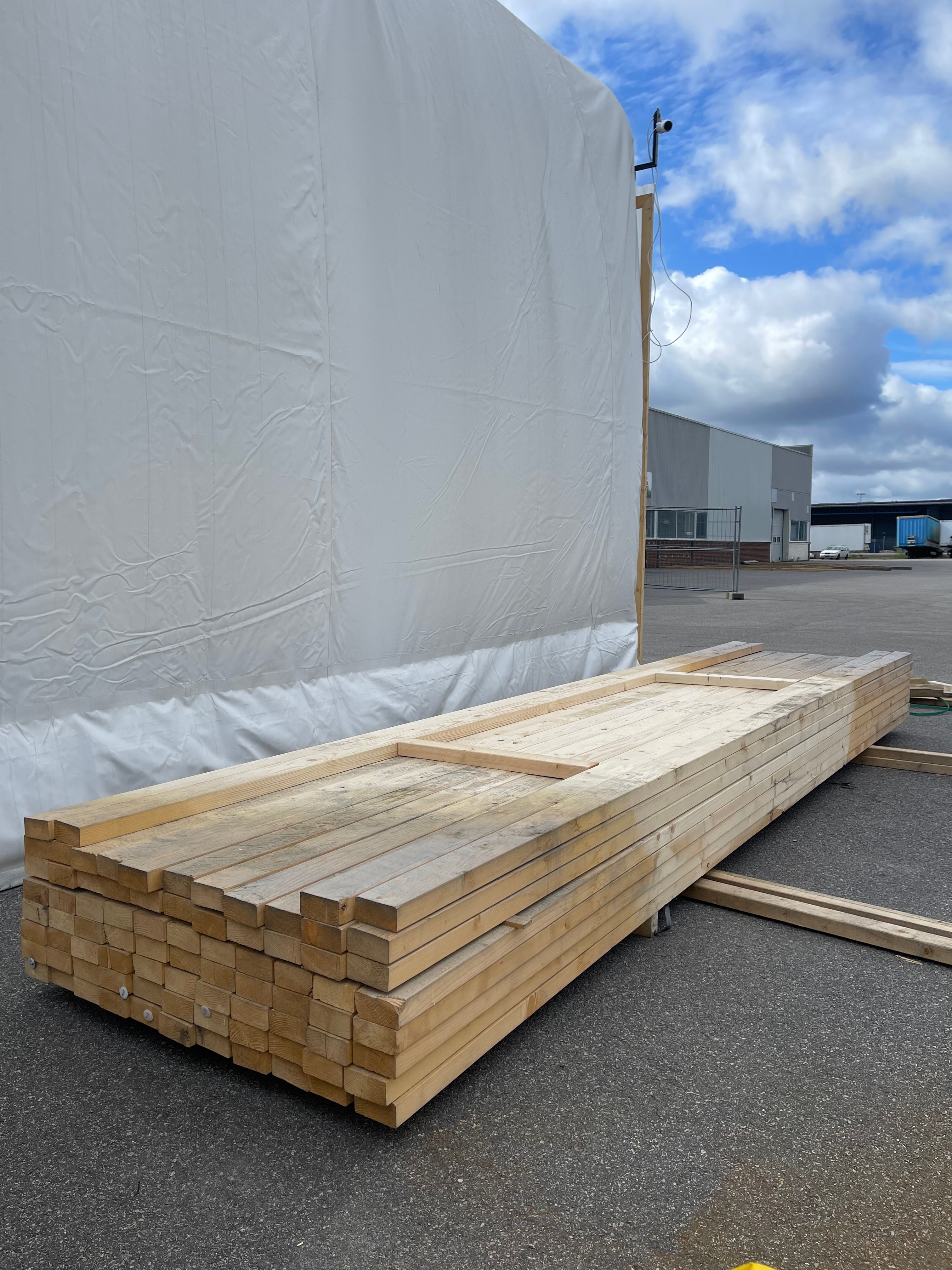 Paket Reglar 45x95 mm – 4,80 m – 81 st – Obehandlad