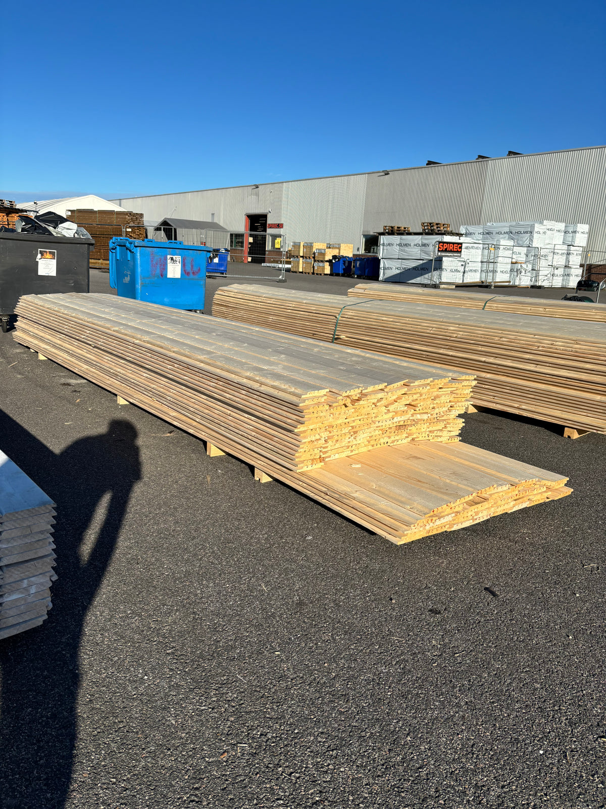 Paket Spårpanel 22x145mm 4,80–5,40m 151st (Andra Sortering)