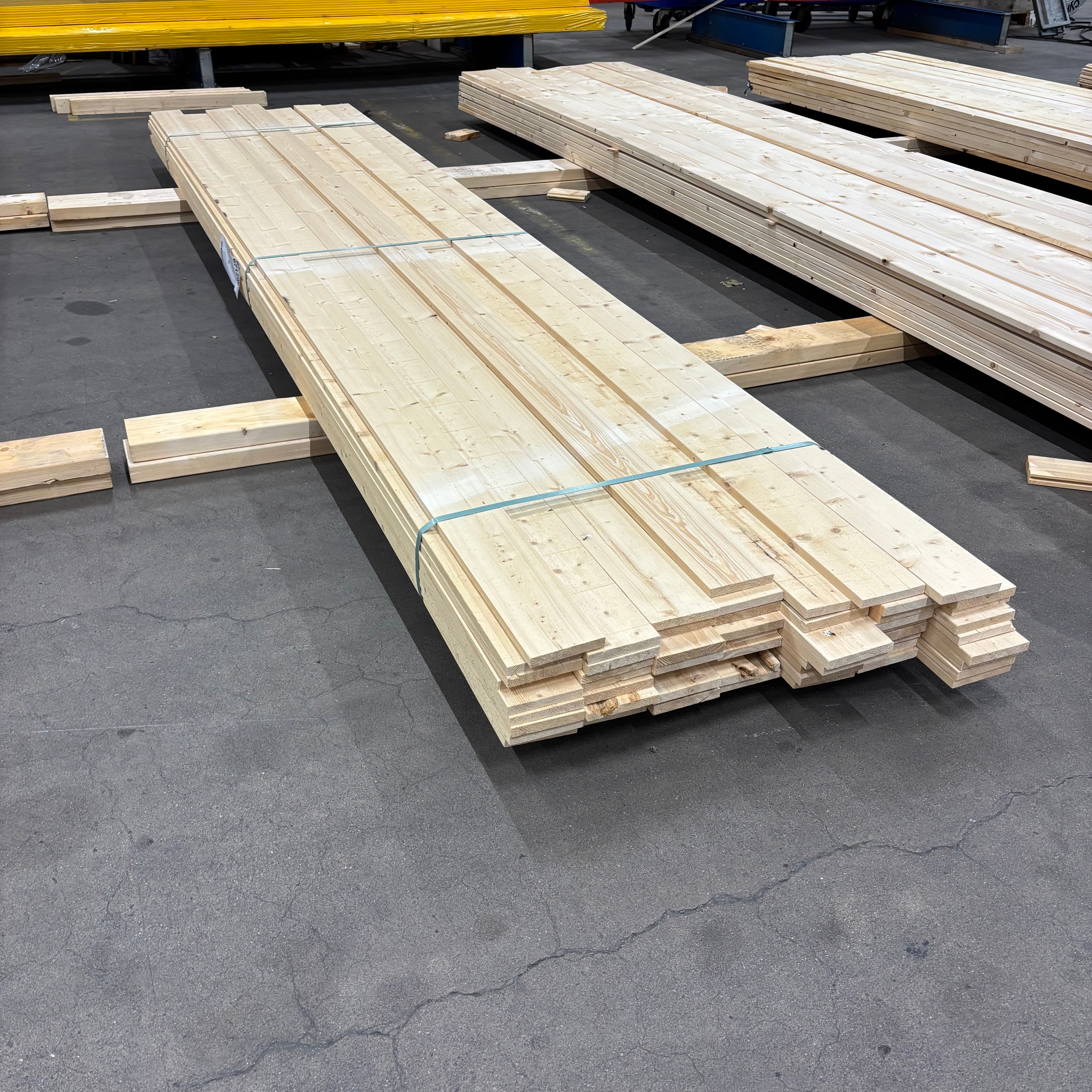 Paket Brädor 19x122 – 60 st (4,20 m, gran, obehandlad)