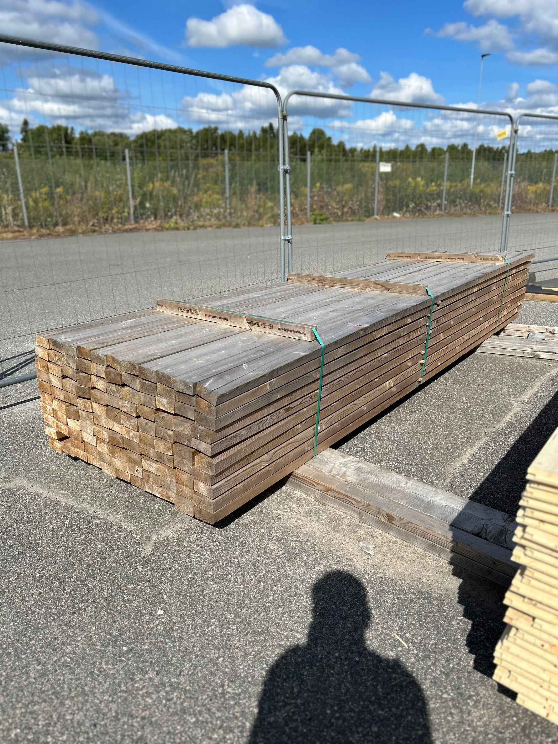 Paket Tryckimpregnerade Reglar 45x95mm 3,90m 110st NTR AB