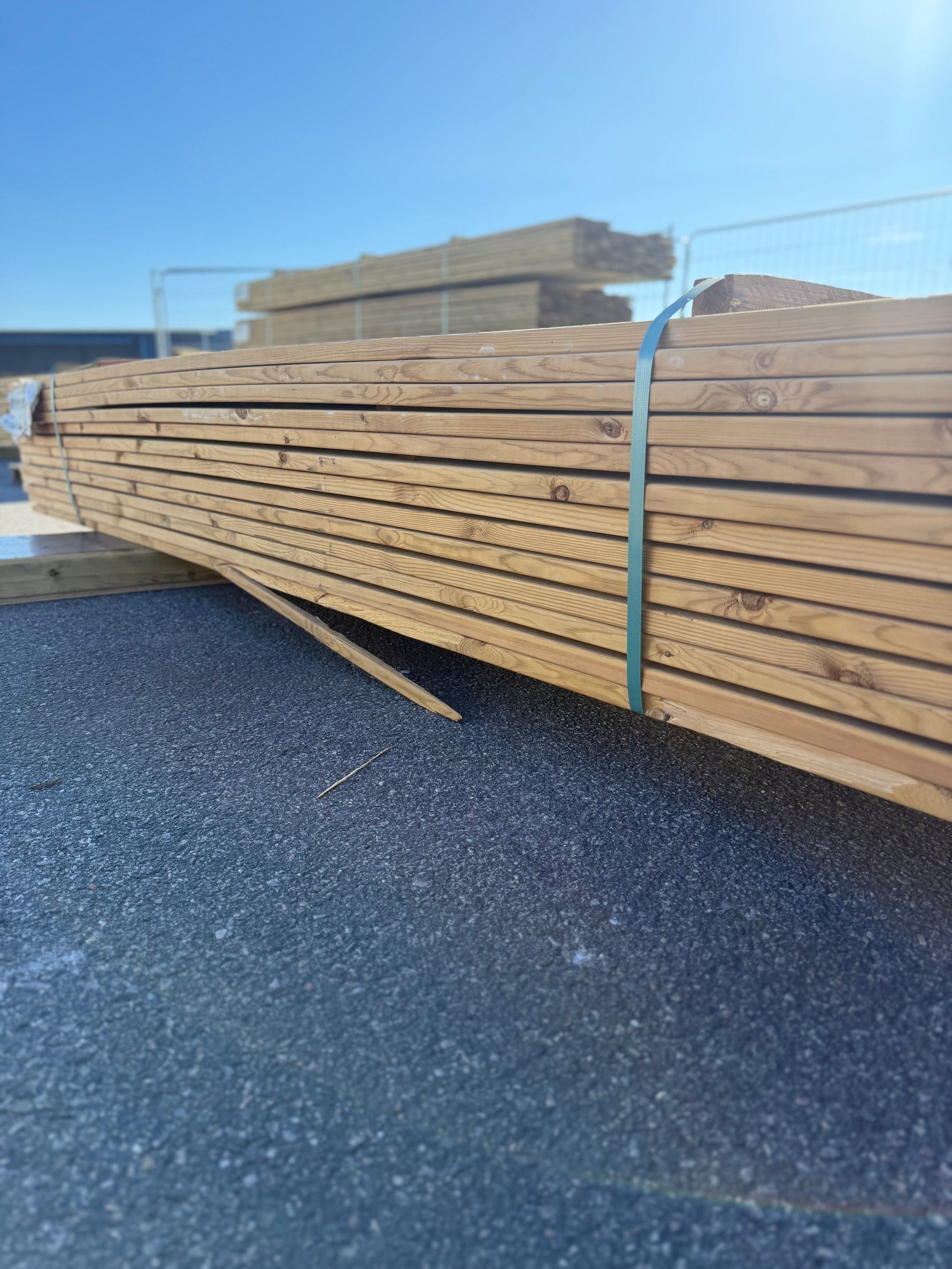 Paket Brunimpregnerad Trall 28x120mm, 108st 4,80m - Spirec
