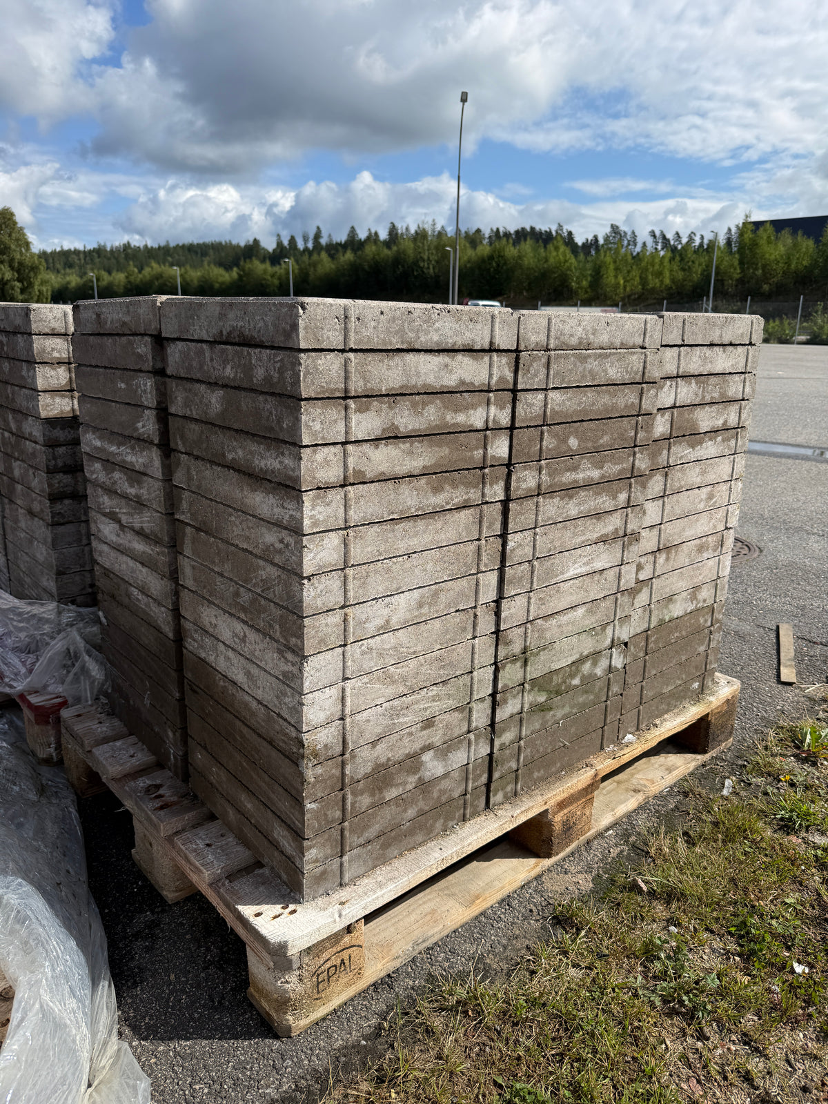 Marksten S:t Eriks 50x350x350 mm – Slät Grå
