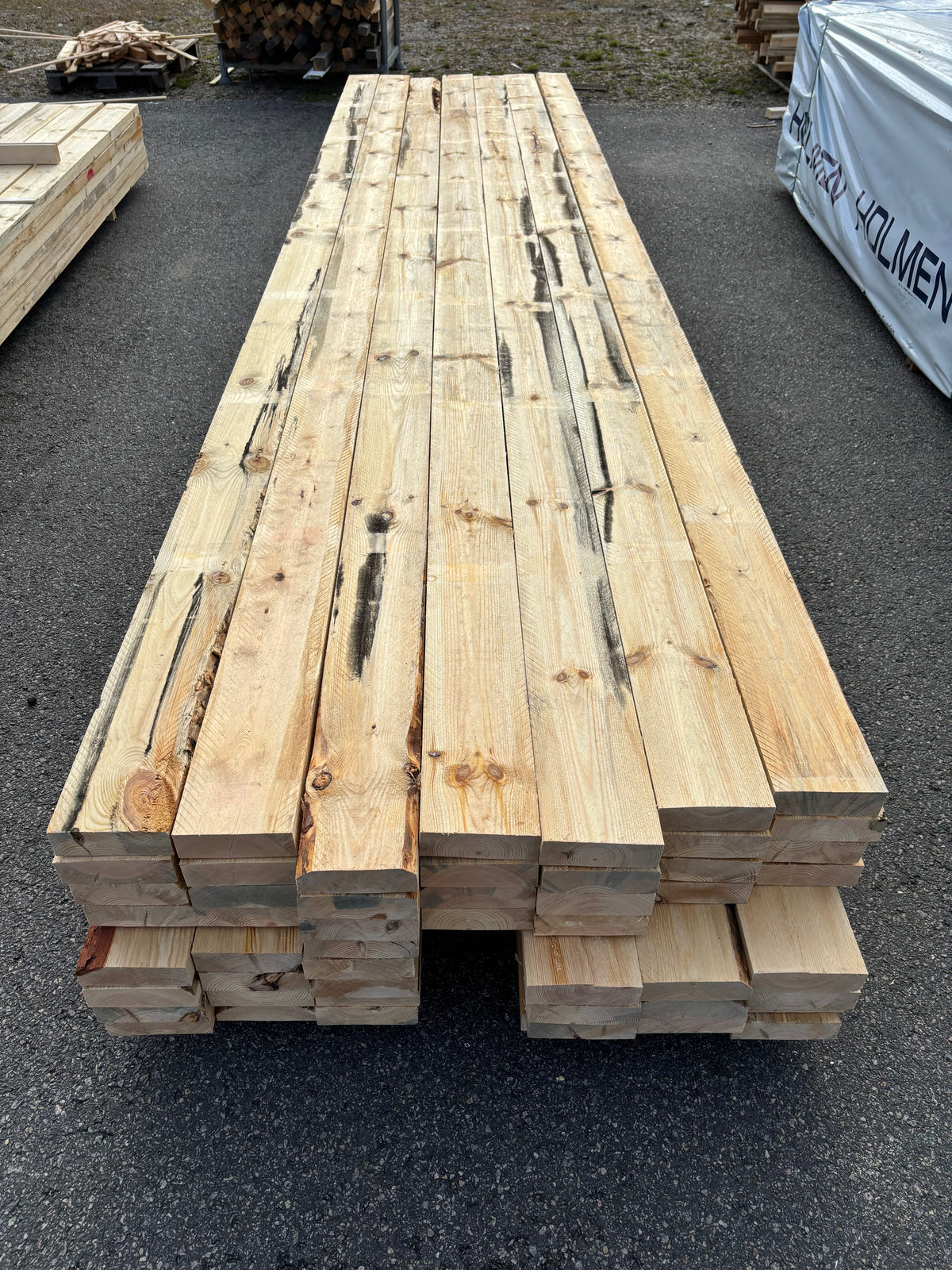 Paket Ohyvlade Reglar 47x150mm (4,50–4,80m) 56st