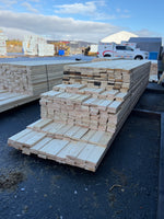Paket Brädor 25x100mm Råsågade – 279 st (4,2–5,4 m, gran, obehandlad) - Spirec