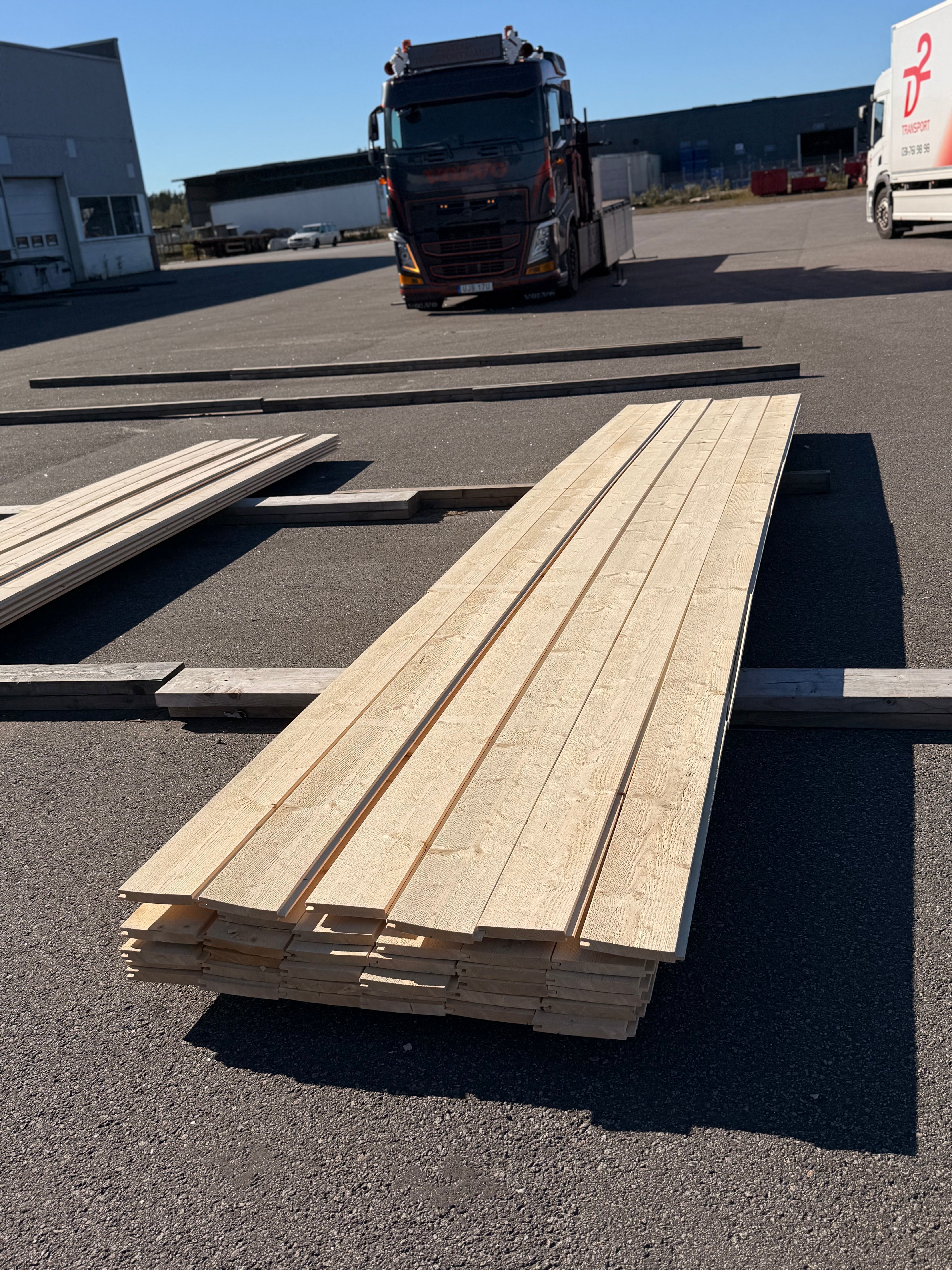 Paket Ytterpanel 22x170mm – 35 st (5,40 m, gran, obehandlad)