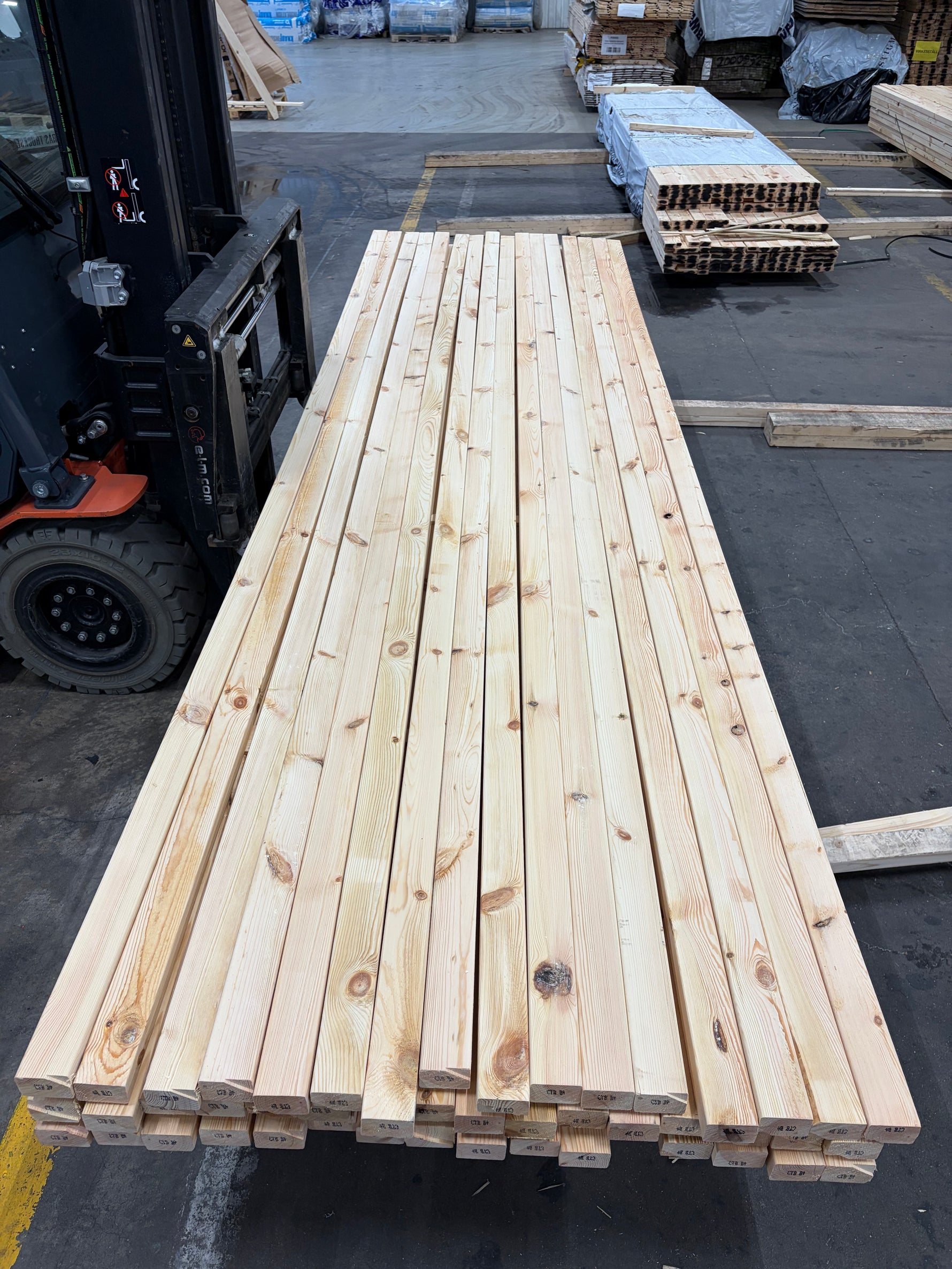 Paket Reglar 45x70mm, 48st 4,20m (B-sortering) Furu - Spirec