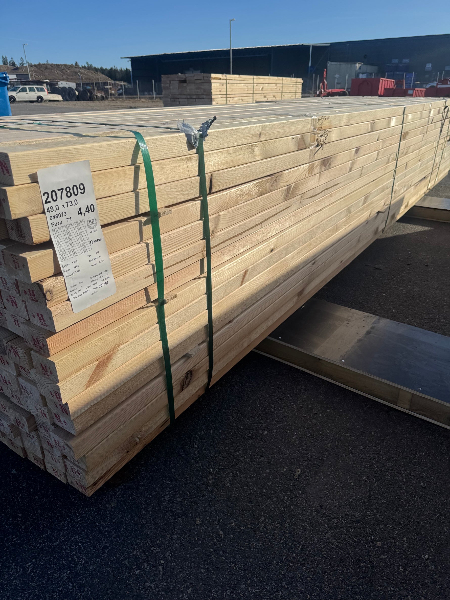 Paket Reglar 48x73 mm – 210 st (furu)