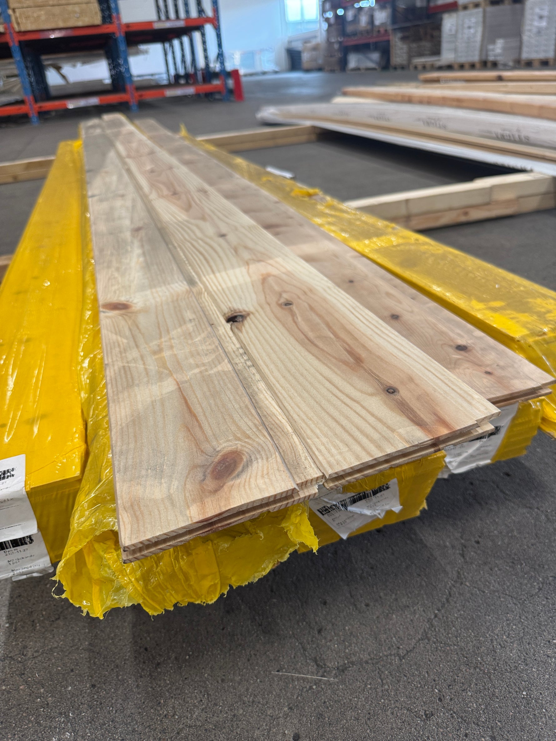 Paket Spårpanel 13x120 mm – 30 st Blandade längder