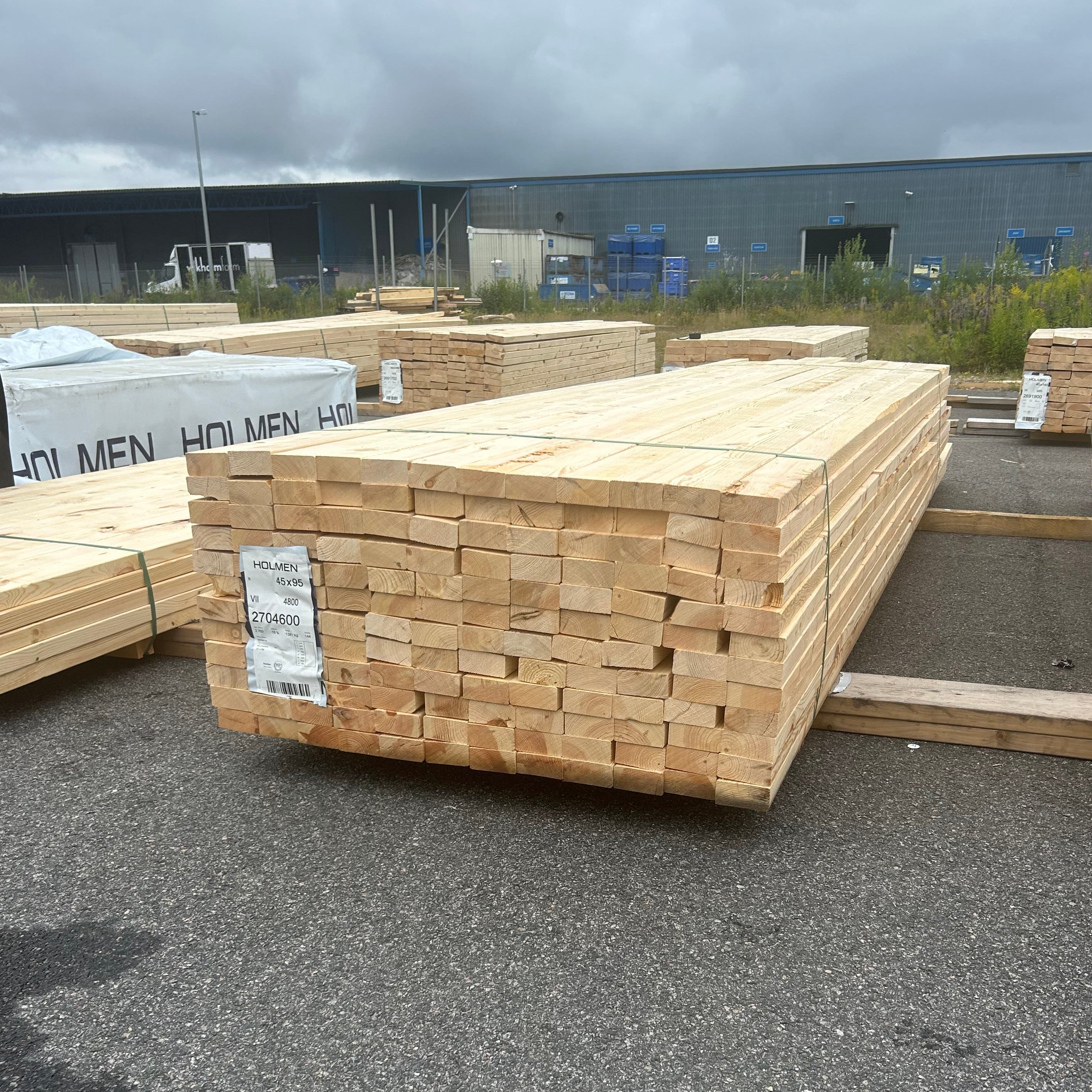 Paket Reglar 45x95mm 2,70-4,80m 144st
