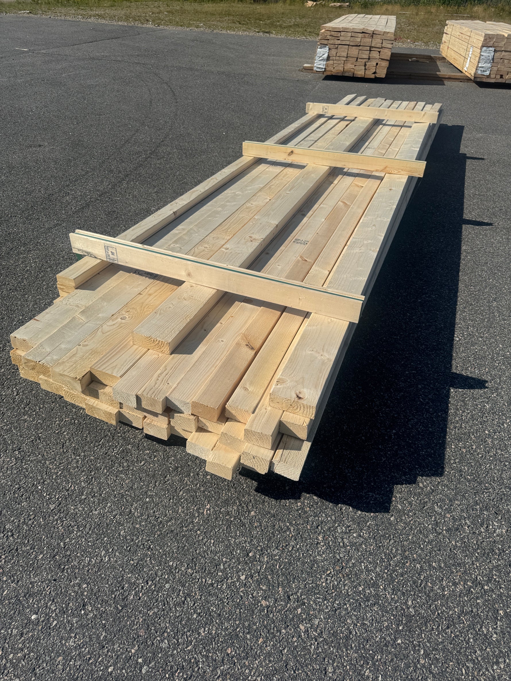 Utsorterat Paket Reglar och Glespanel 3,60–4,80m Blandade Dimensioner