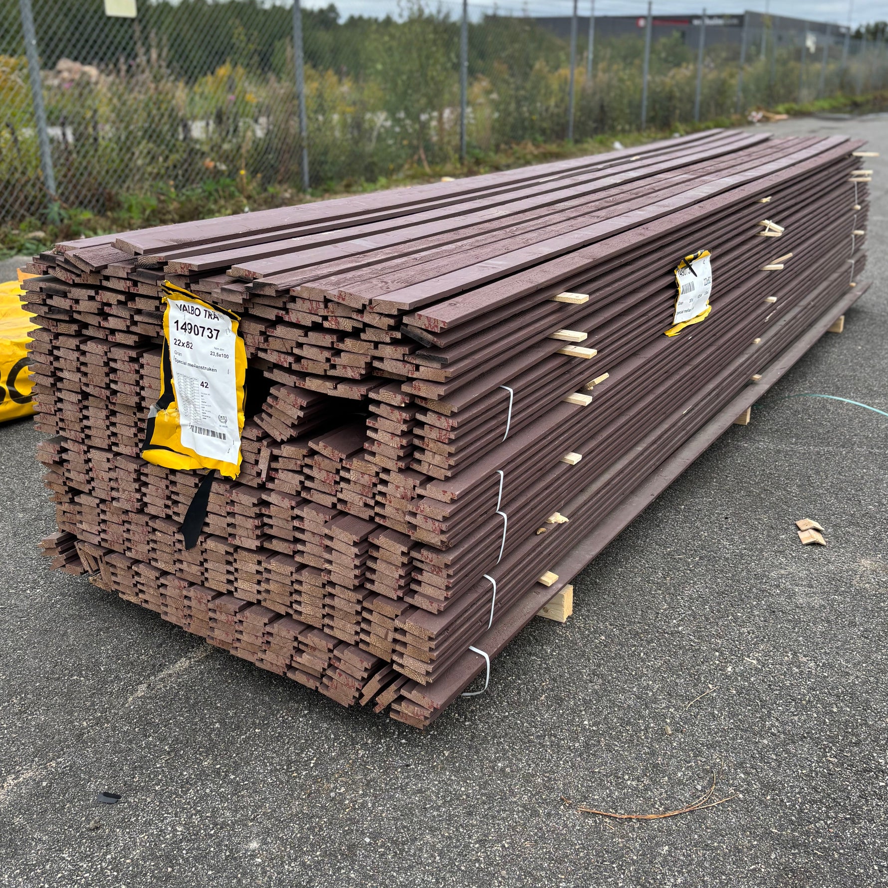 Paket Ytterpanel Elingepanel 22x88mm – 387st, 4,20m
