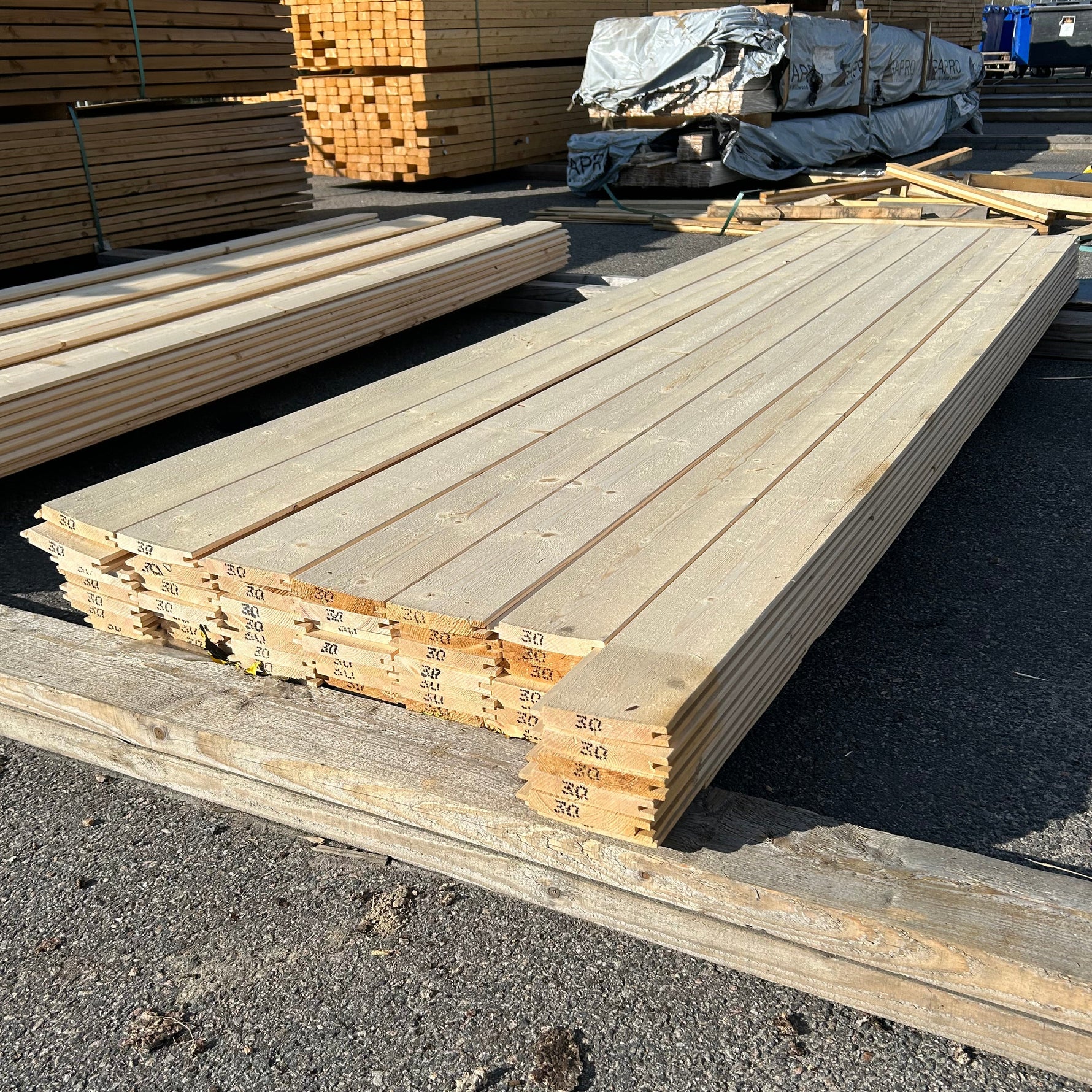 Parti Spontad Ytterpanel 22×145 mm 3,00 m 49 st Gran