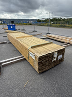 Paket Tryckimpregnerad Rillad Trall 28×120 mm, 153 st 4,80 m