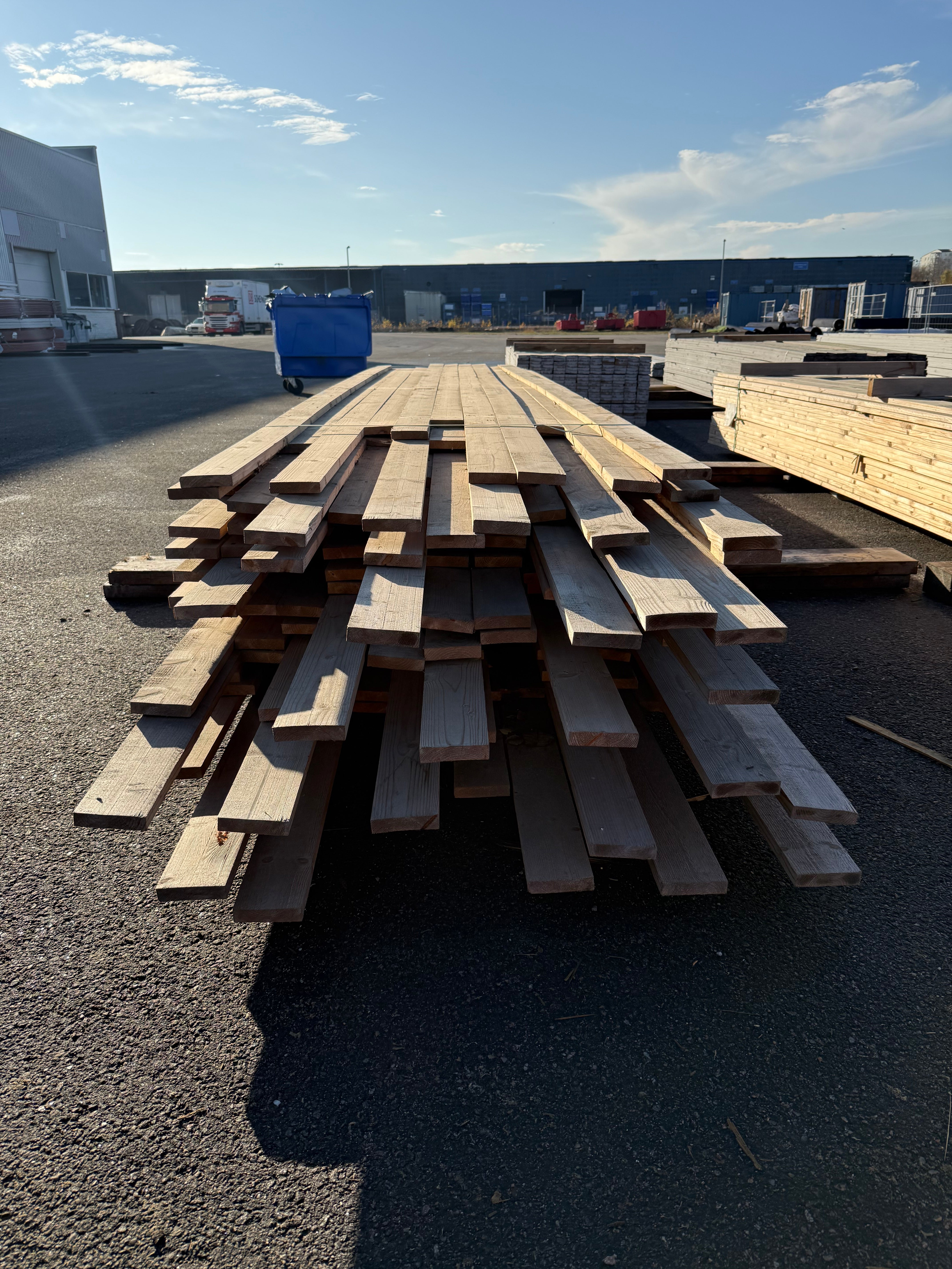 Paket Finsågad Panel 21x95mm – 236 st (Gran, 3,10–5,40 m)