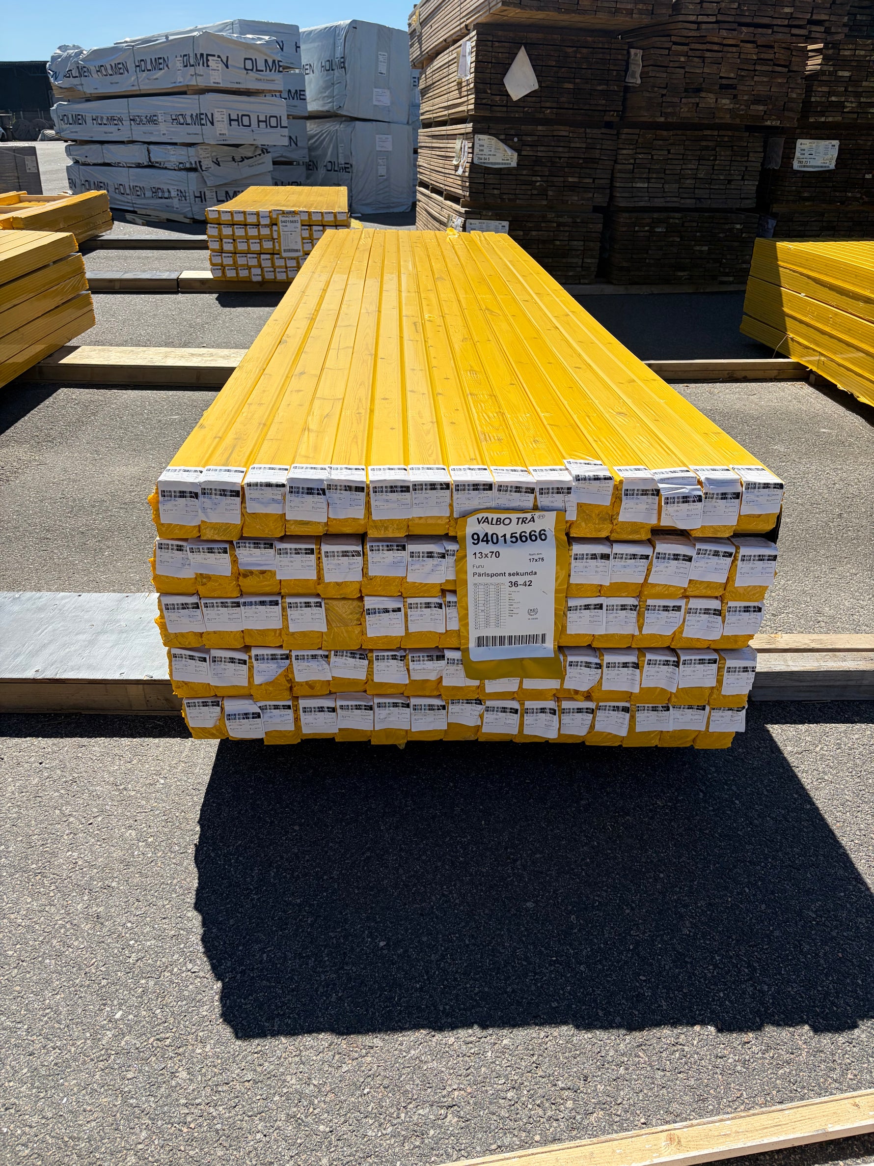Pärlspont 13x70mm Sekunda Furu 4,20m – Säljes per paket