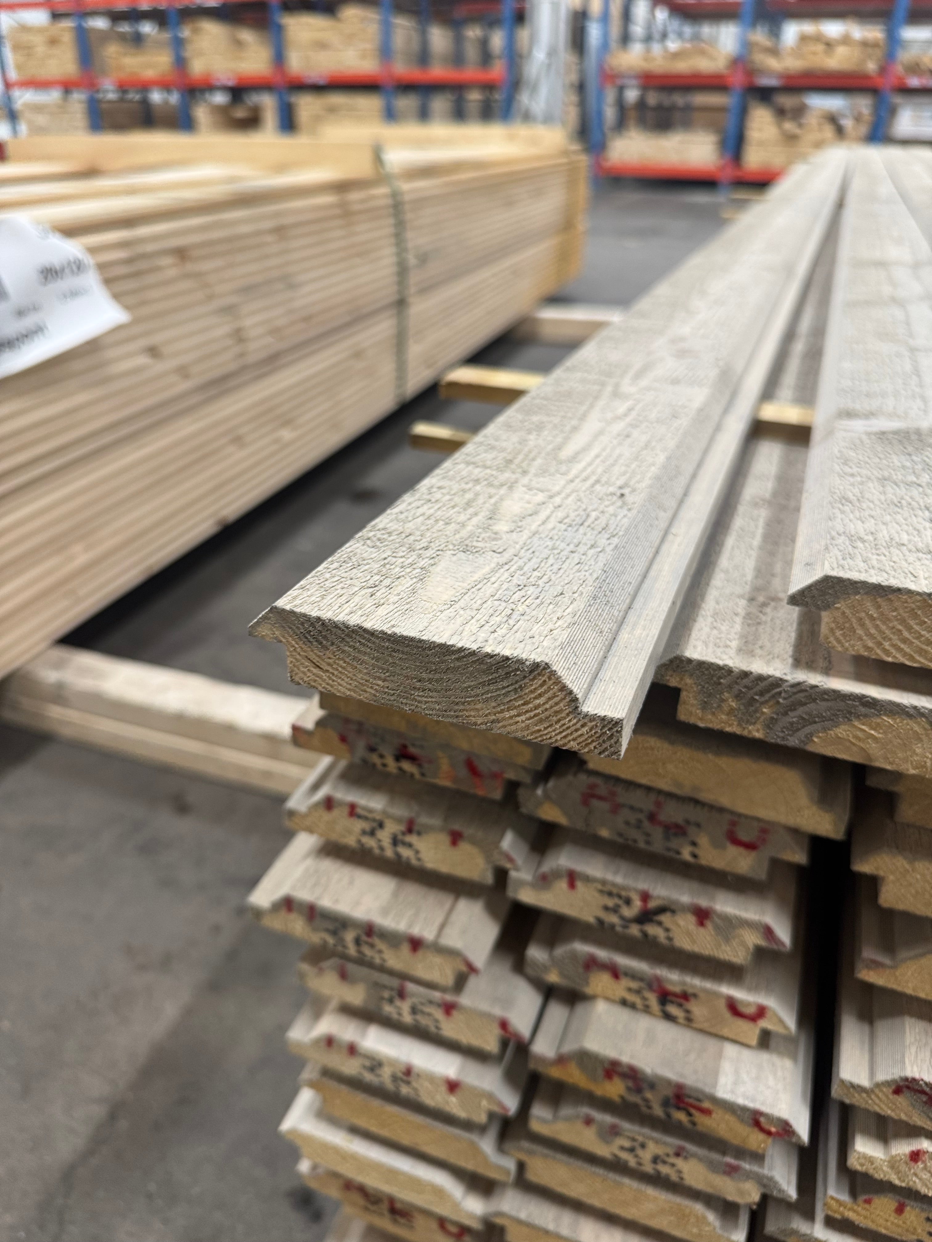 Paket Ytterpanel Dubbelfas 22x95mm – 60 st (4,50 m)