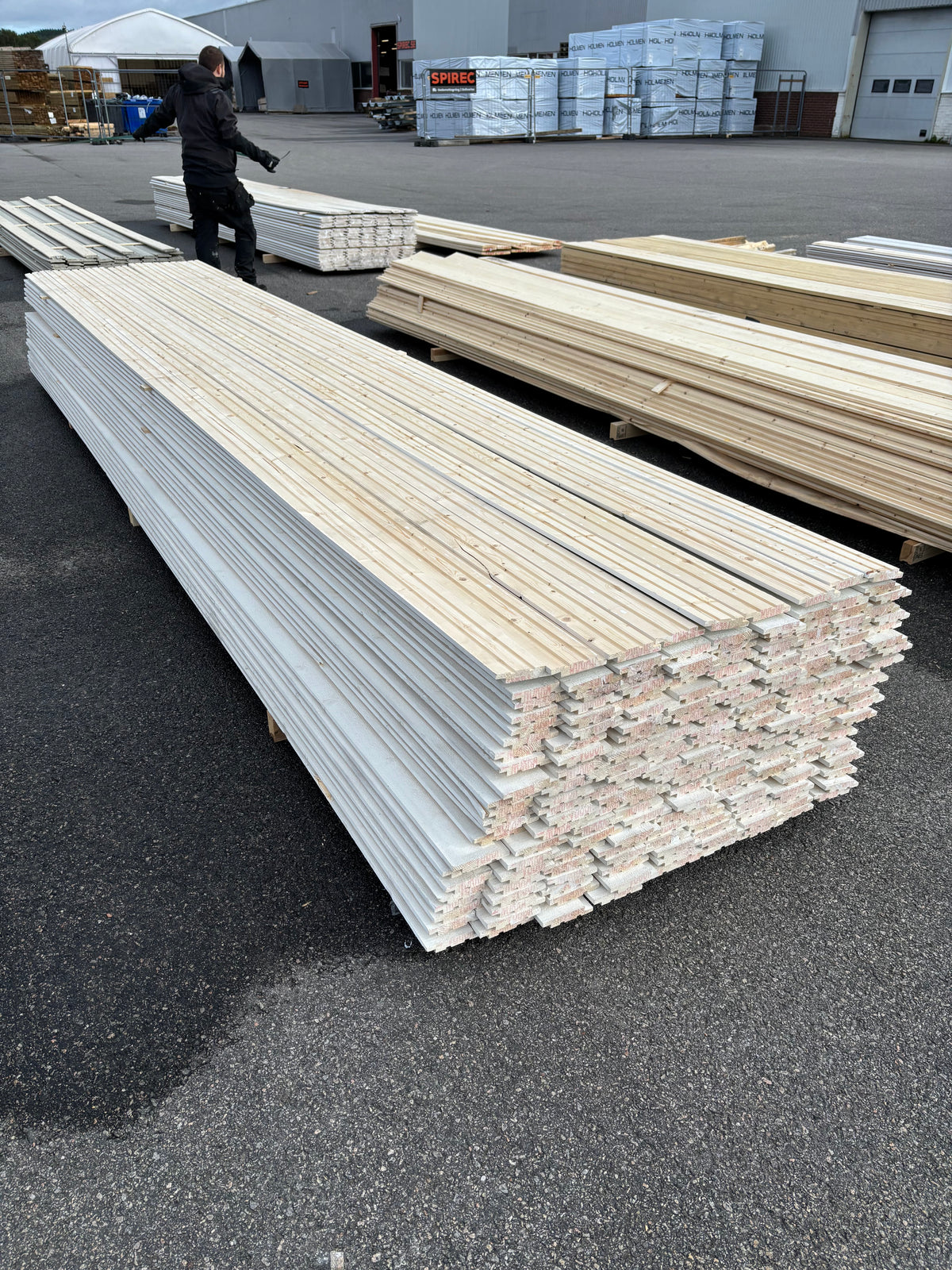 Paket Uppsalapanel 21x115mm 4.80m 198st Grundmålad