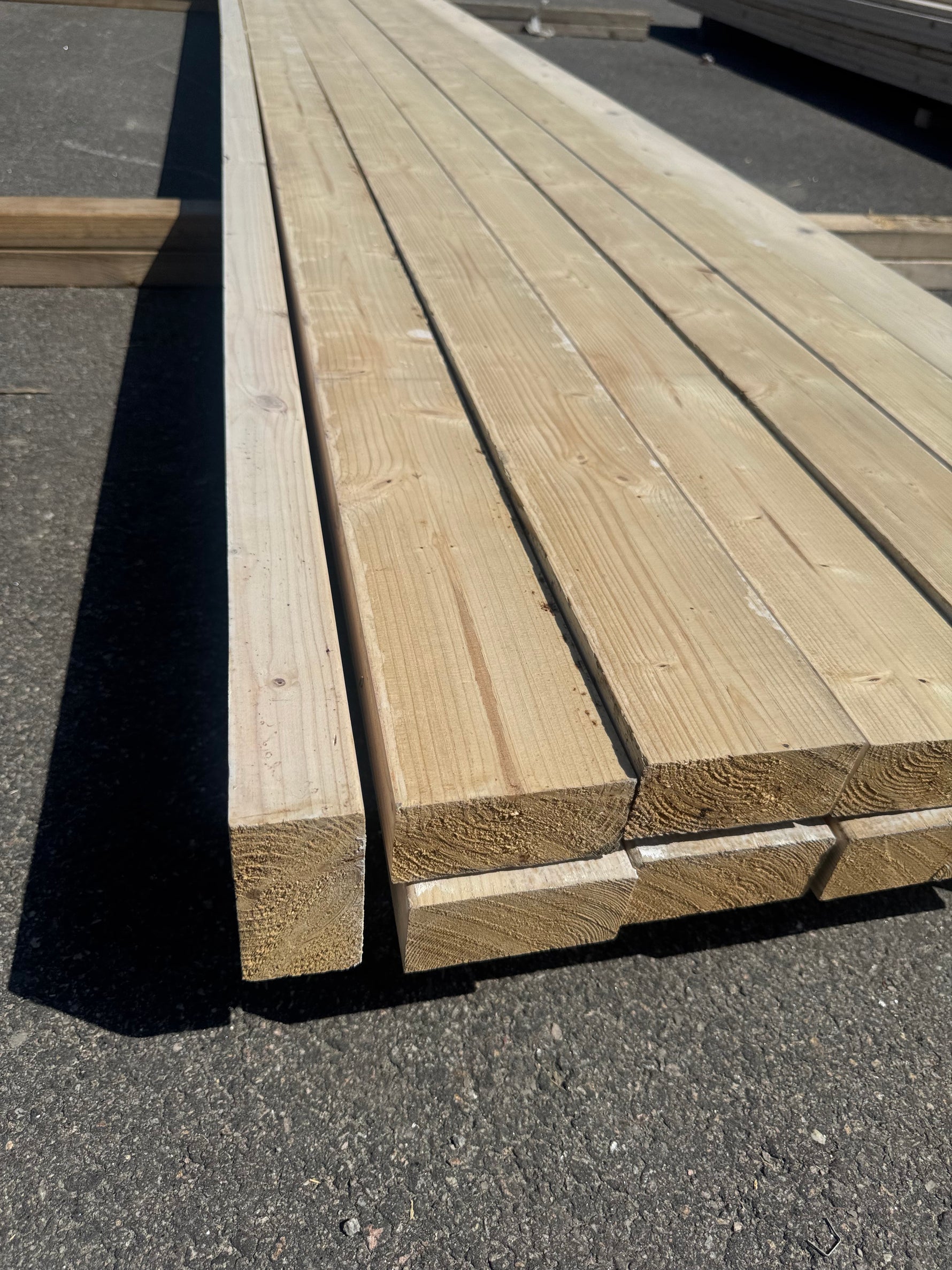 Paket Hyvlat Virke 45x95 mm, 13 st 4,80 m Vitlaserat