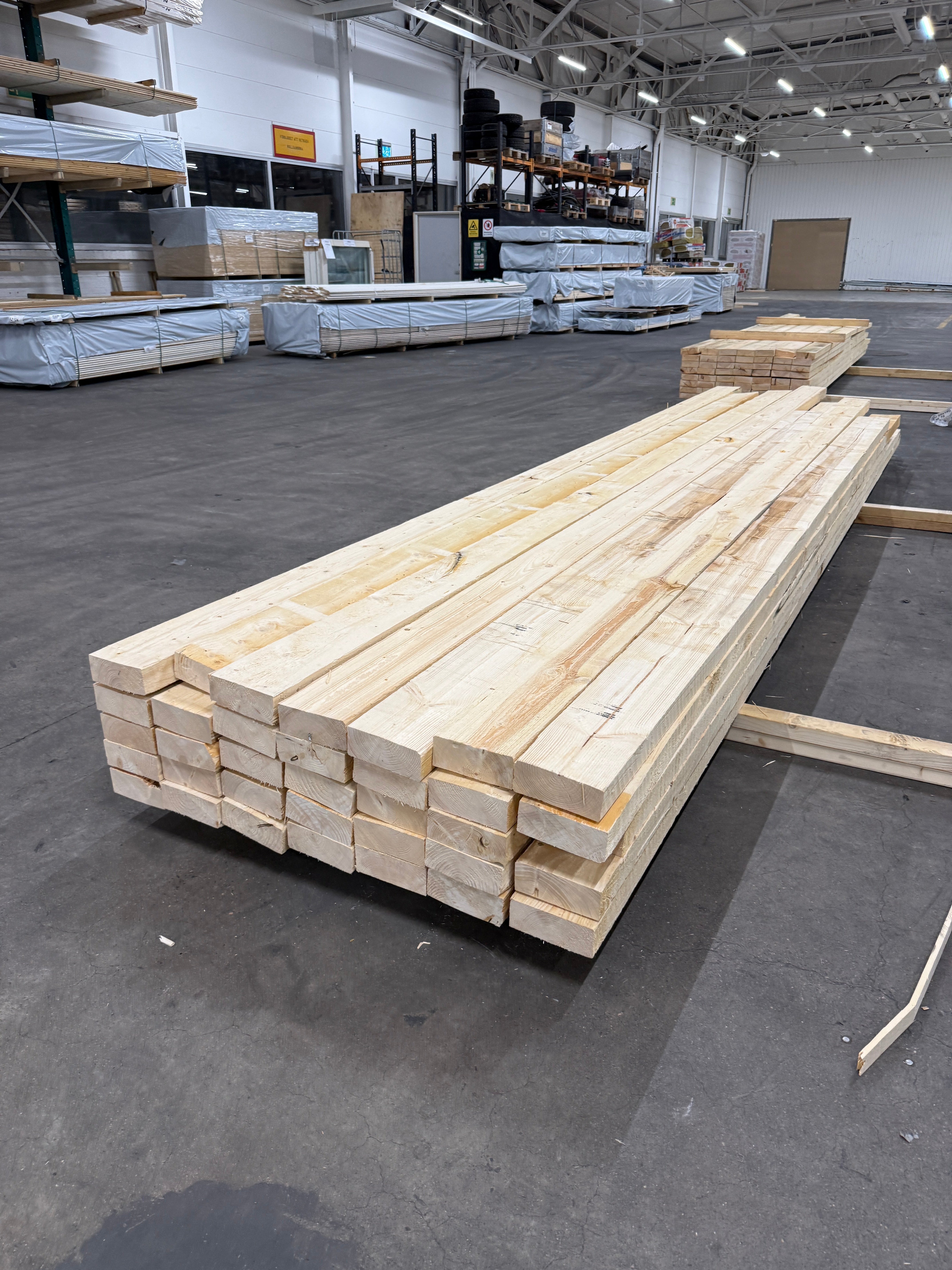 Paket Ohyvlade Reglar 63x160mm 35st (4.20-5.40m)