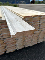 Paket Ytterpanel Dubbelfas Halvspont 22x120mm Grundmålad 161st 4.50m Grundmålad