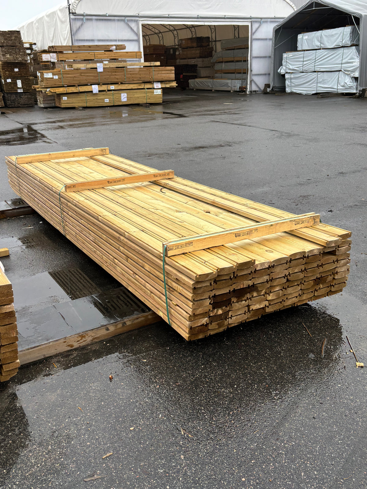 Paket Tryckimpregnerade Handledare 34x120mm 4.20m 86st