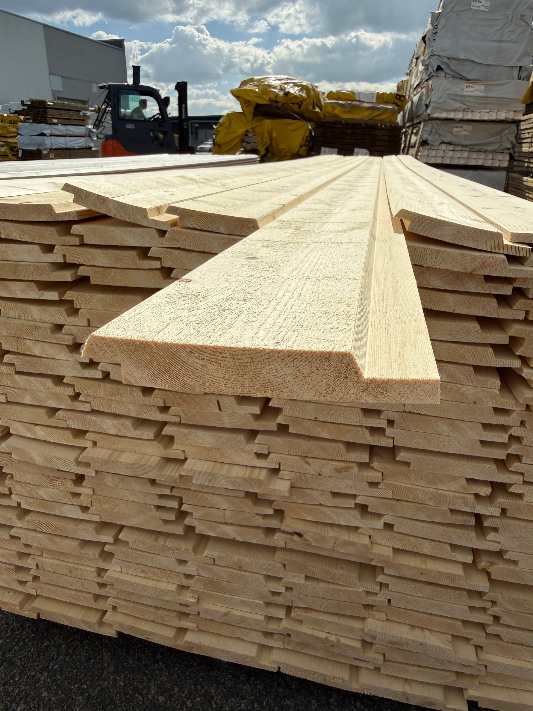 Paket Ytterpanel Dubbelfasspont 22x145mm 5.10m 175st Obehandlad