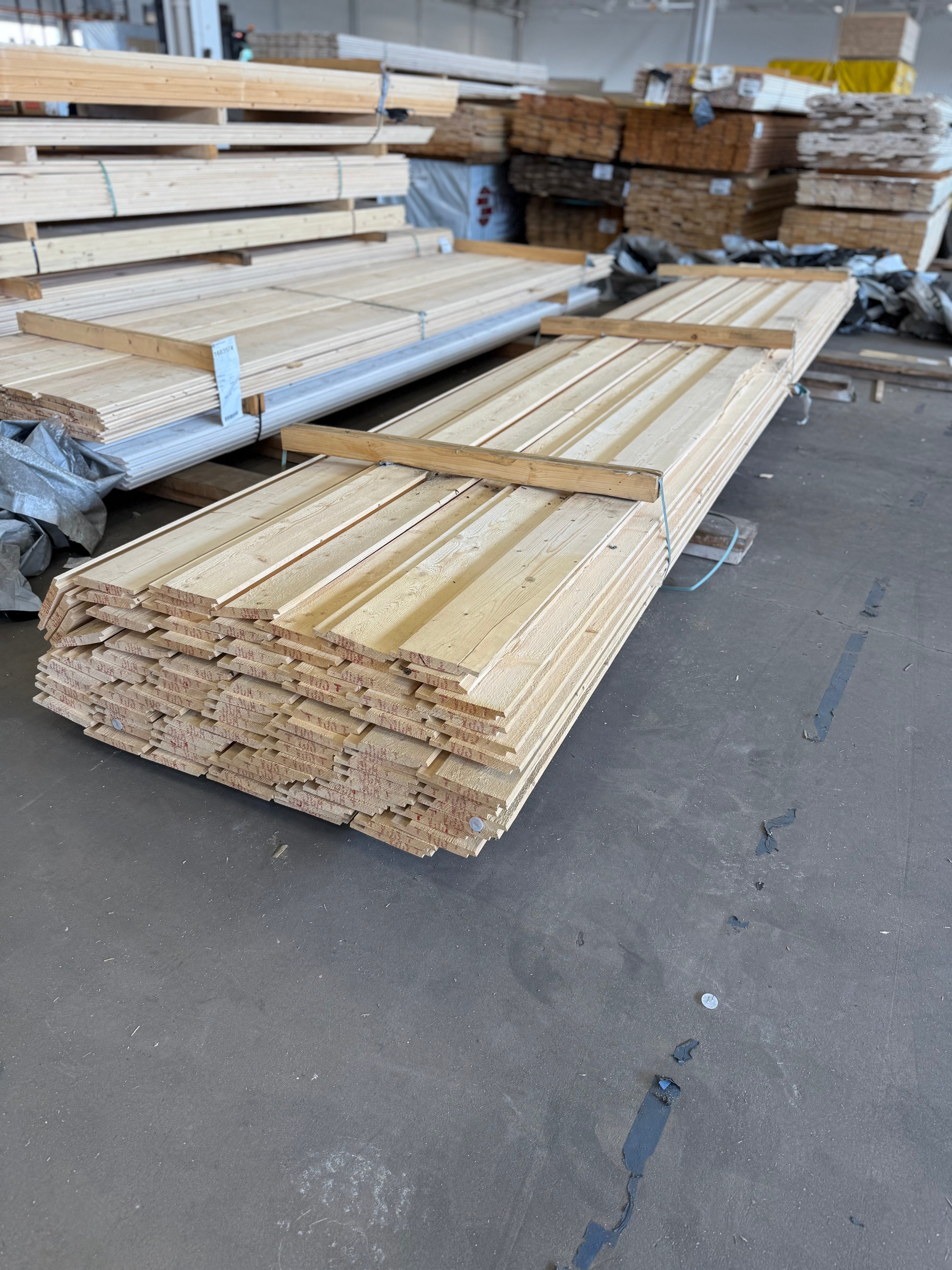 Paket Falsad Spårpanel 21x166mm 5.40m 90st