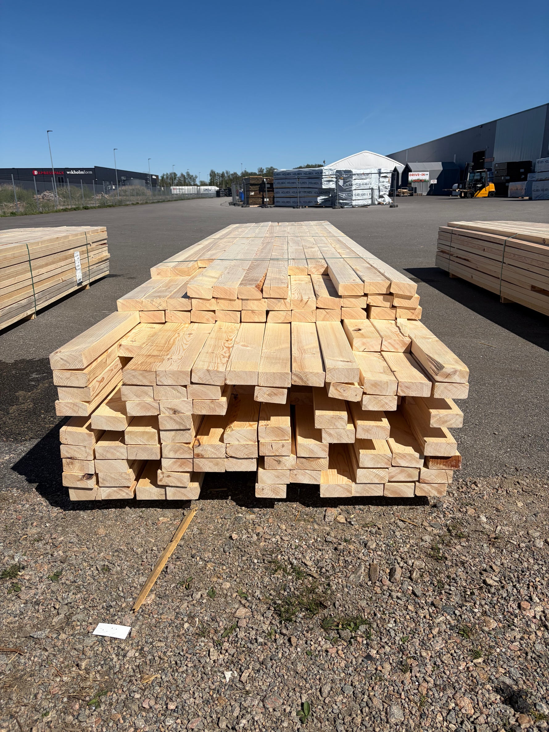Paket Reglar 45x95mm, Furu - 144st (3.3–5.4m)