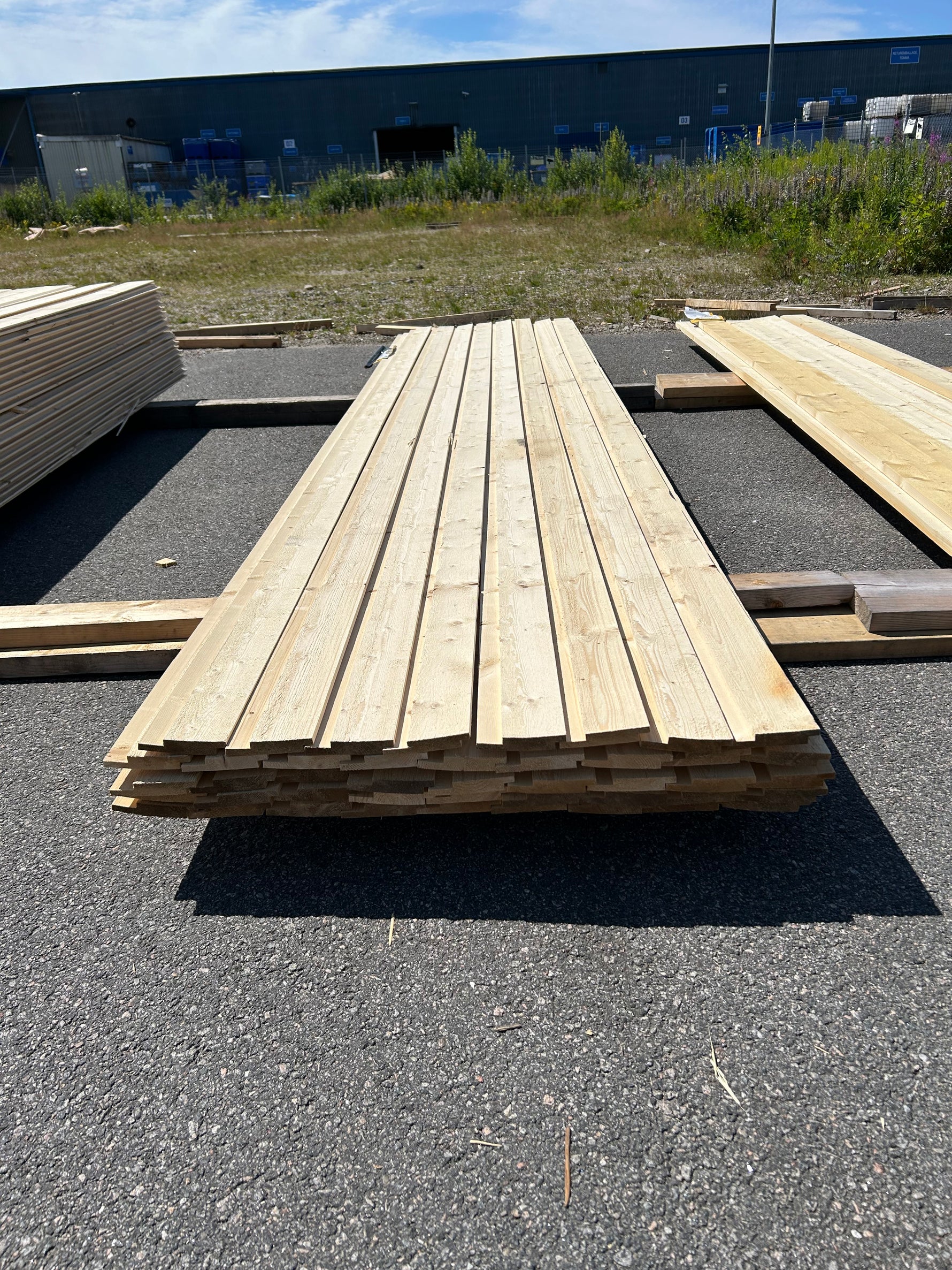 Paket Elingepanel 22x120mm 4.50m 44st Obehandlad