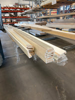 Parti Klackfoder Vitmålad 21x56mm- 4,4m - 28 st