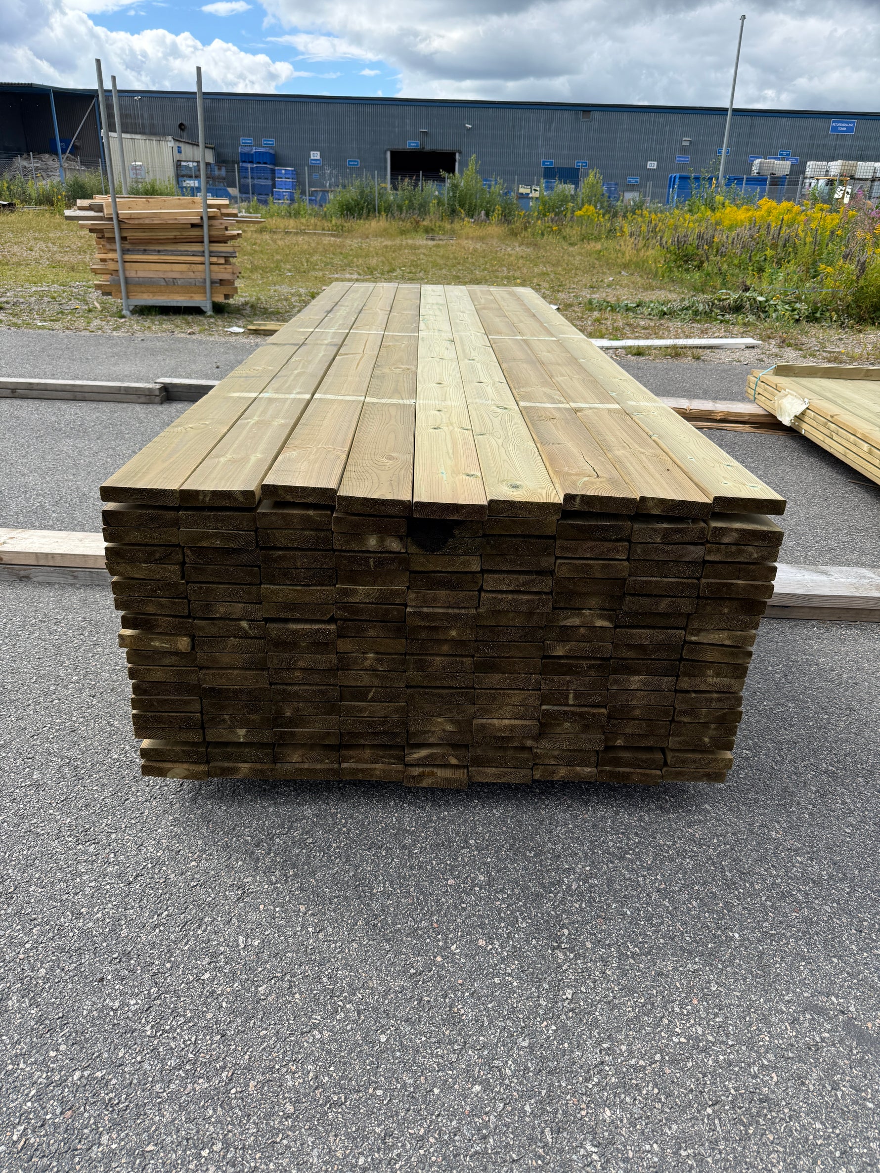 Paket Tryckimpregnerad Trall 28×120 mm, 153 st 3,60 m (G4-3)
