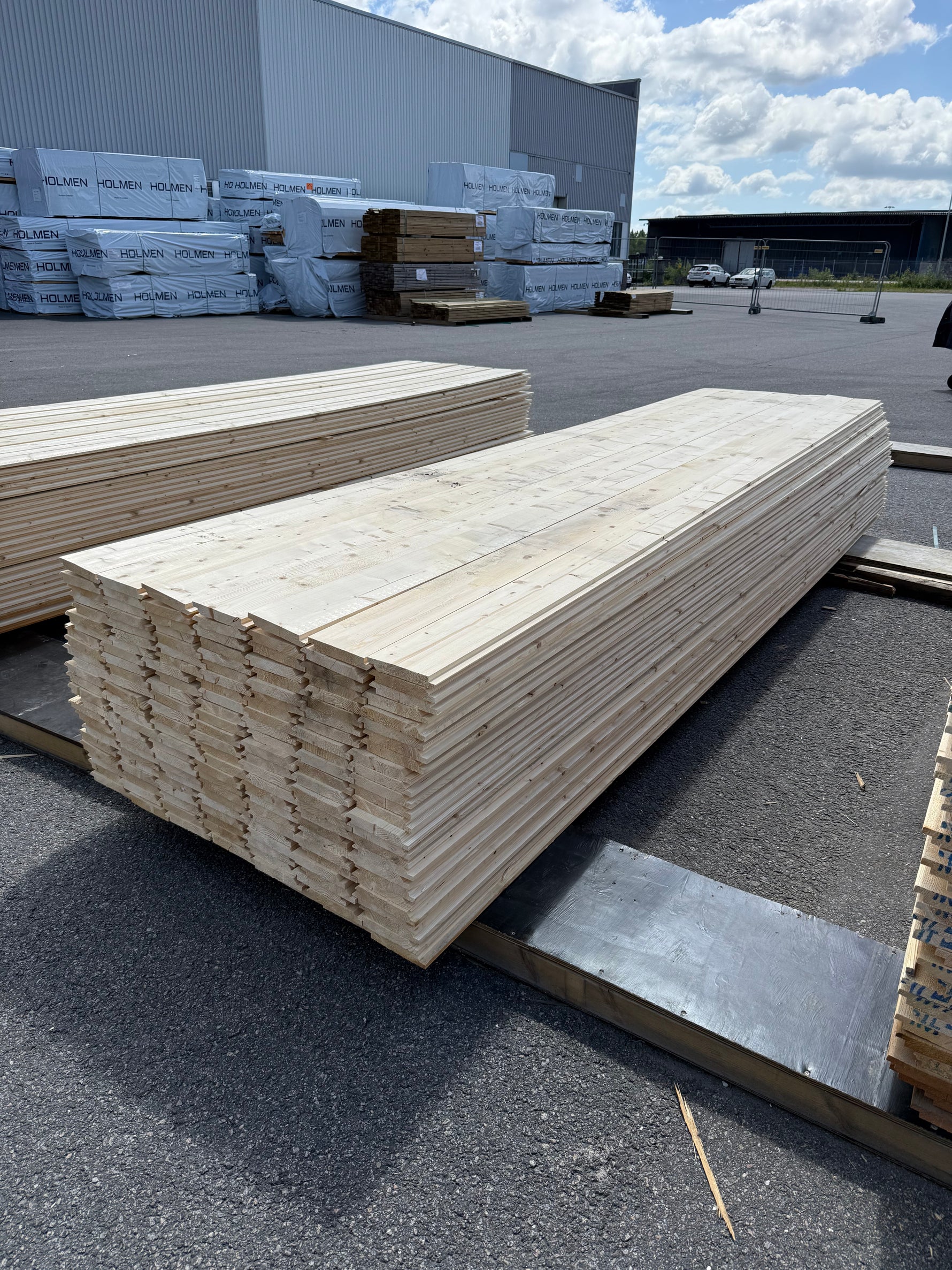 Paket Ytterpanel Dubbelfas Halvspont 22x145mm, 175st 3,90m