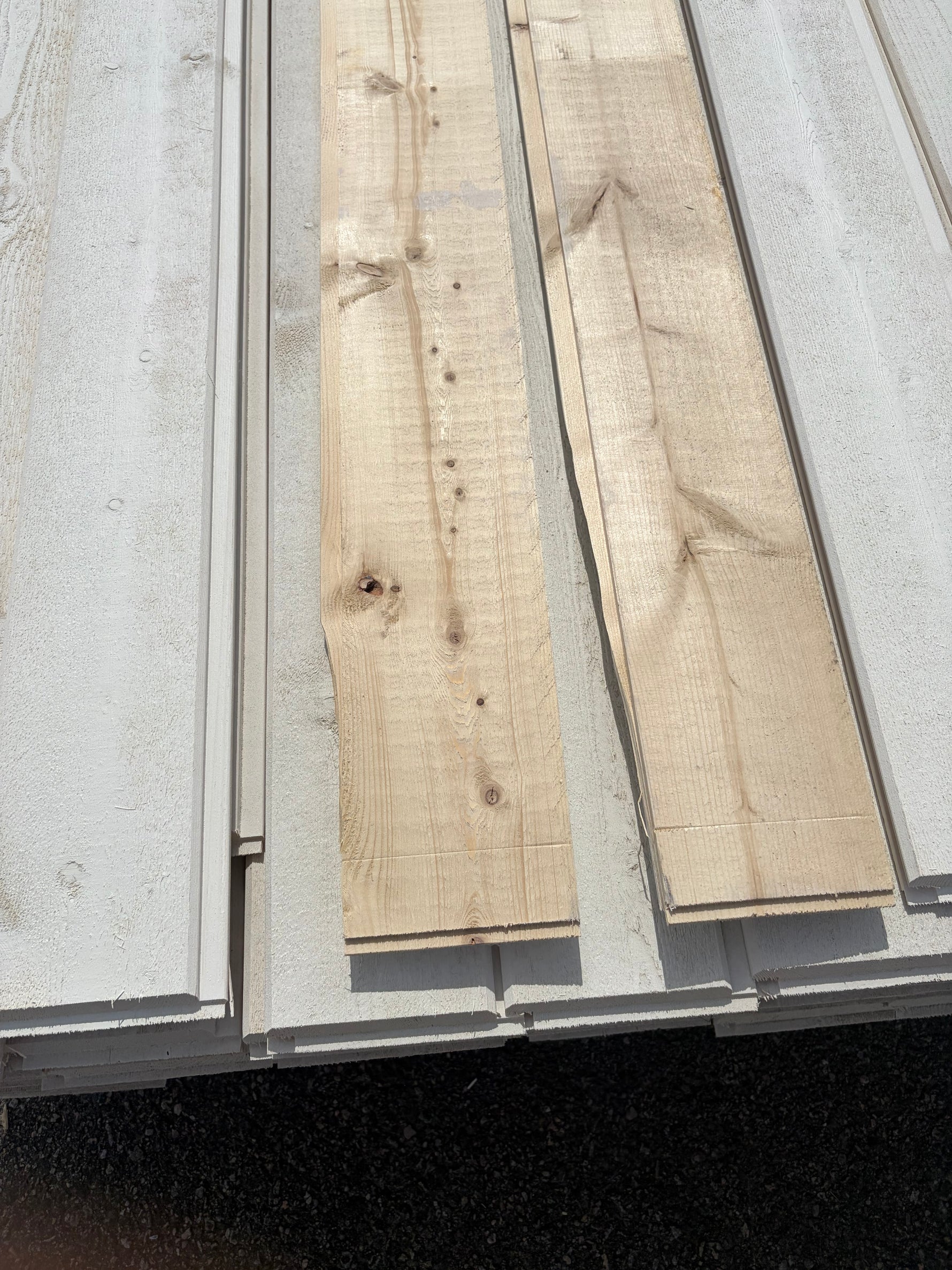 Paket Ytterpanel Dubbelfas Ändspont 22x145mm, 81st 3.60m Grundmålad
