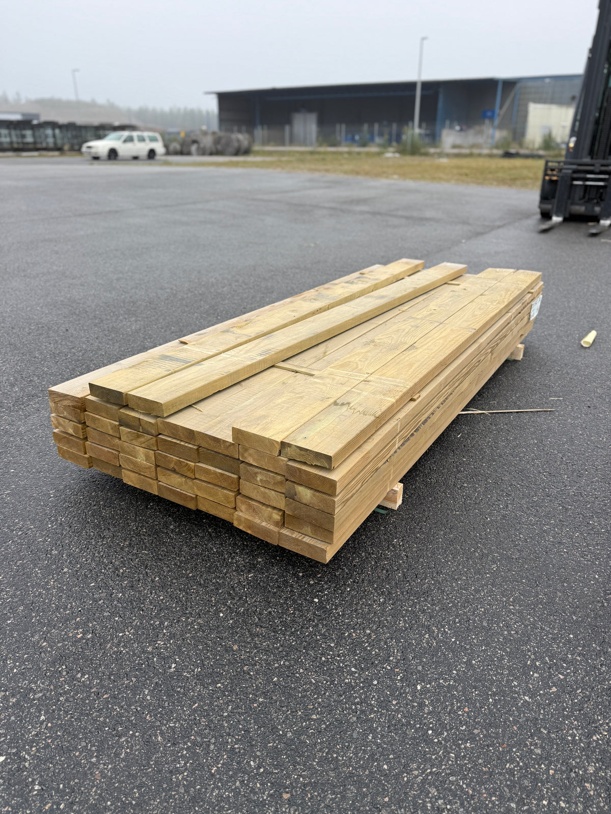 Paket Tryckimpregnerade Reglar 45x145mm 2,40m 39st C16 NTR-AB