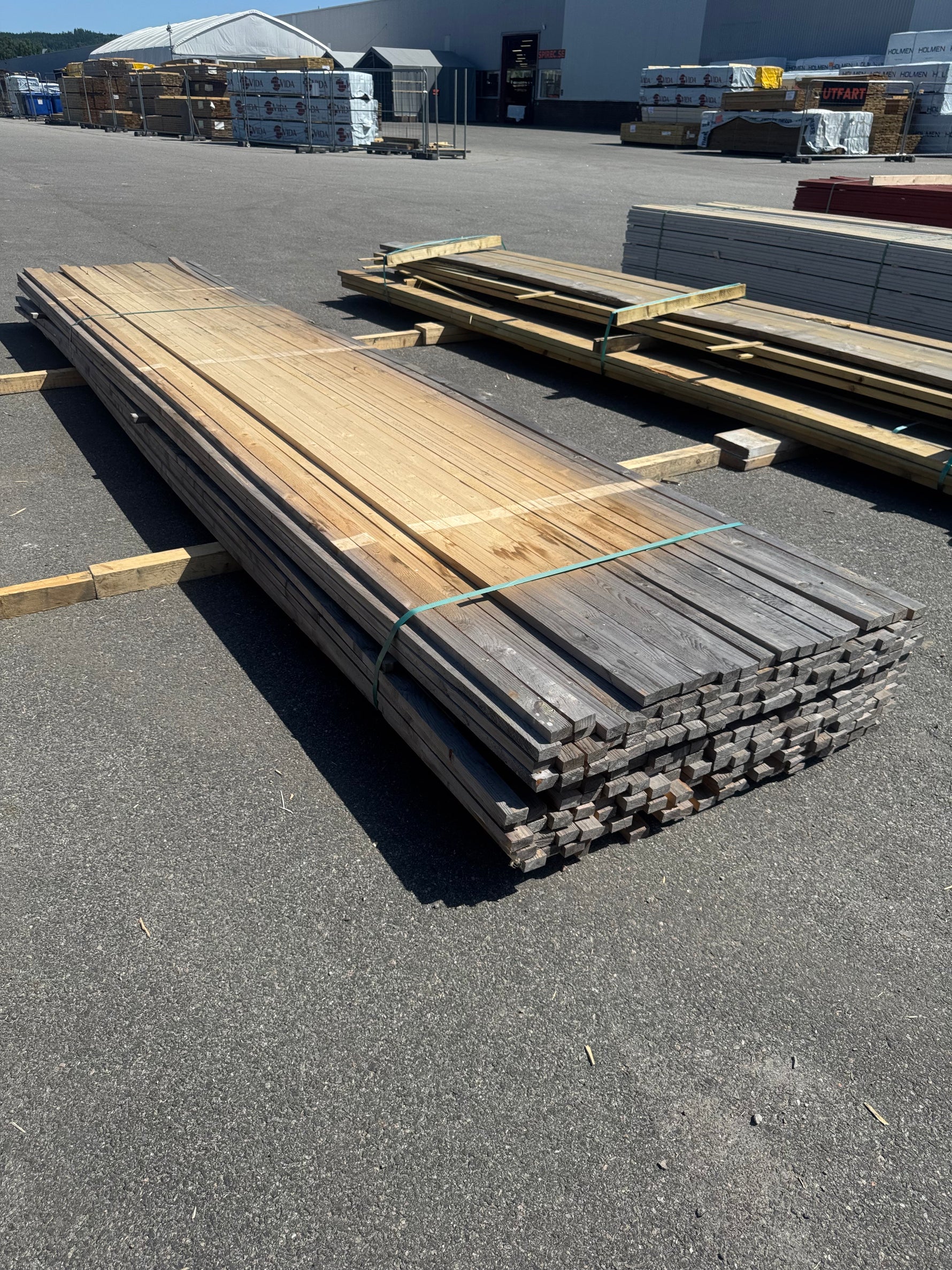 Paket Läkt 25x50 mm, 190 st 5,40 m Vattenskadat